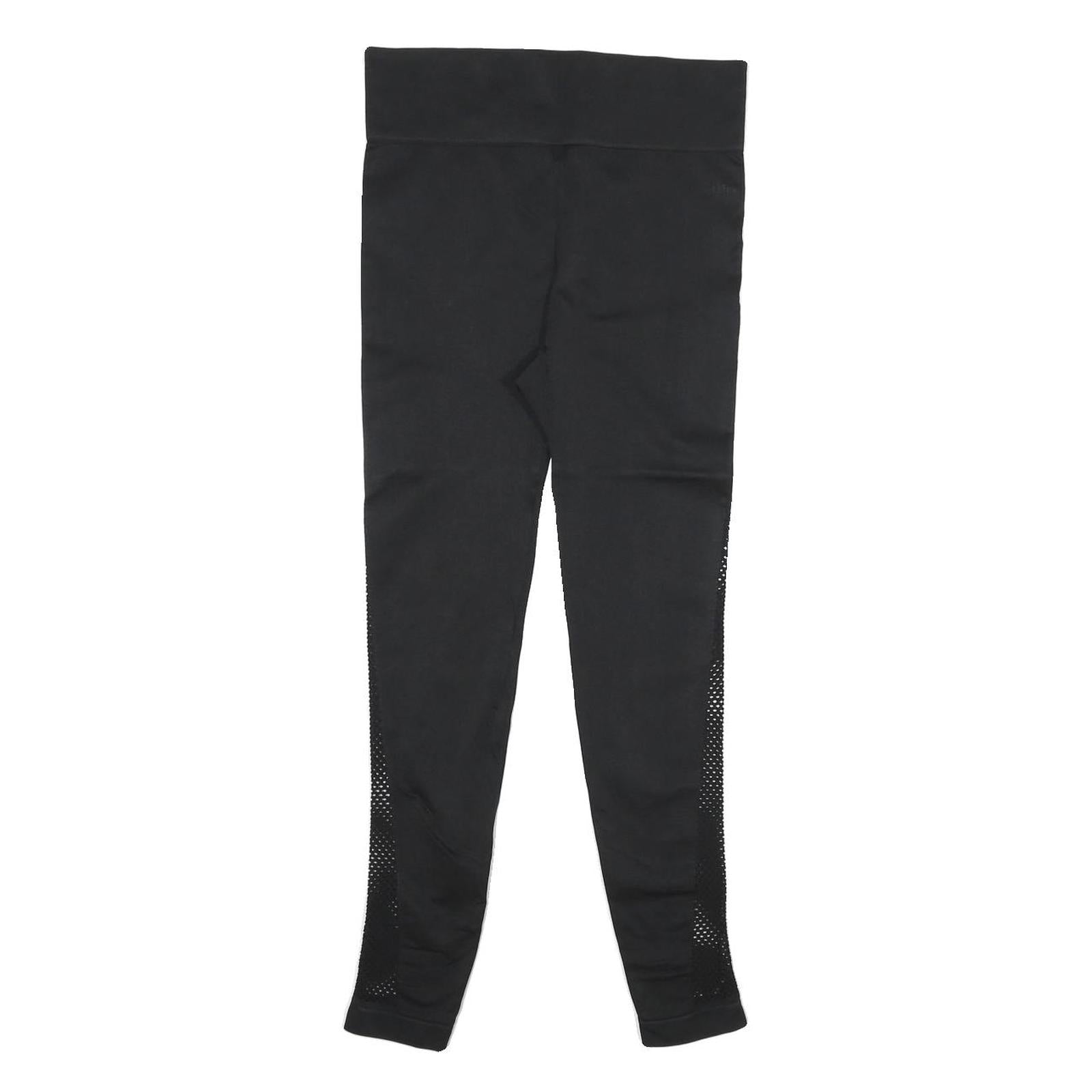 Womens Black Polyester Blend Slim Skinny S W26 L25 High Waist Stylish Joggers Refurbished - N/A refurbished available on Cerqular
