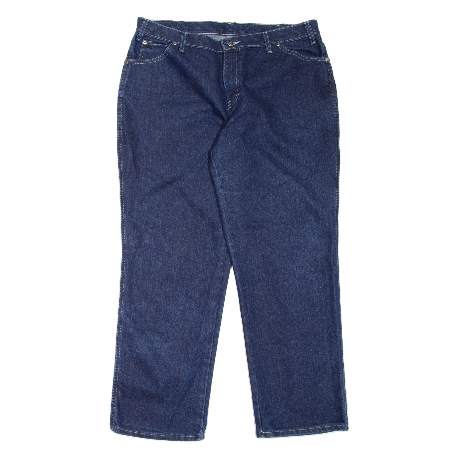 DICKIES Workwear Womens Jeans Blue Relaxed Straight W36 L31 Refurbished - N/A refurbished available on Cerqular