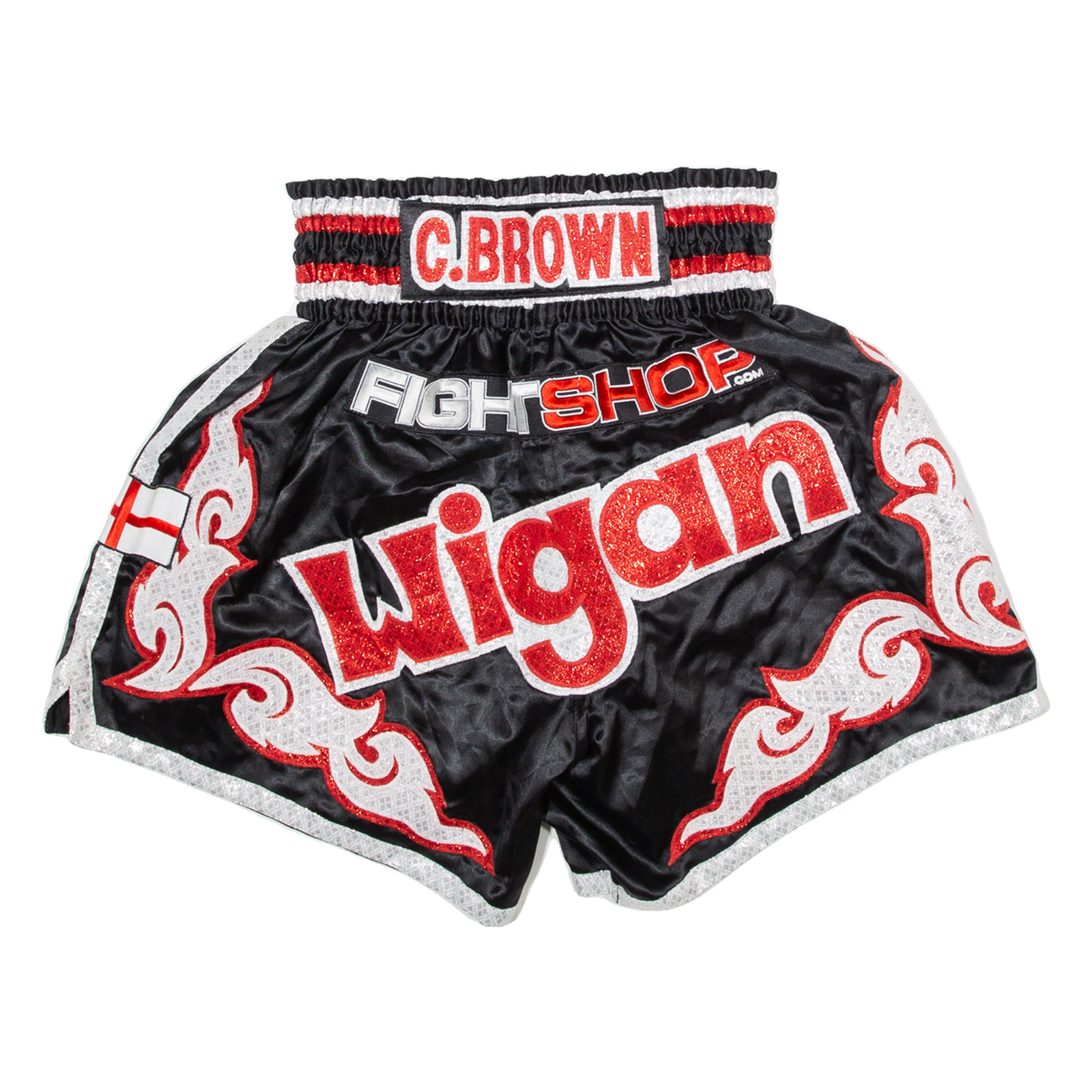 FIGHT SHOP C.brown Mens Sports Shorts Black XS W26 Refurbished - N/A refurbished available on Cerqular