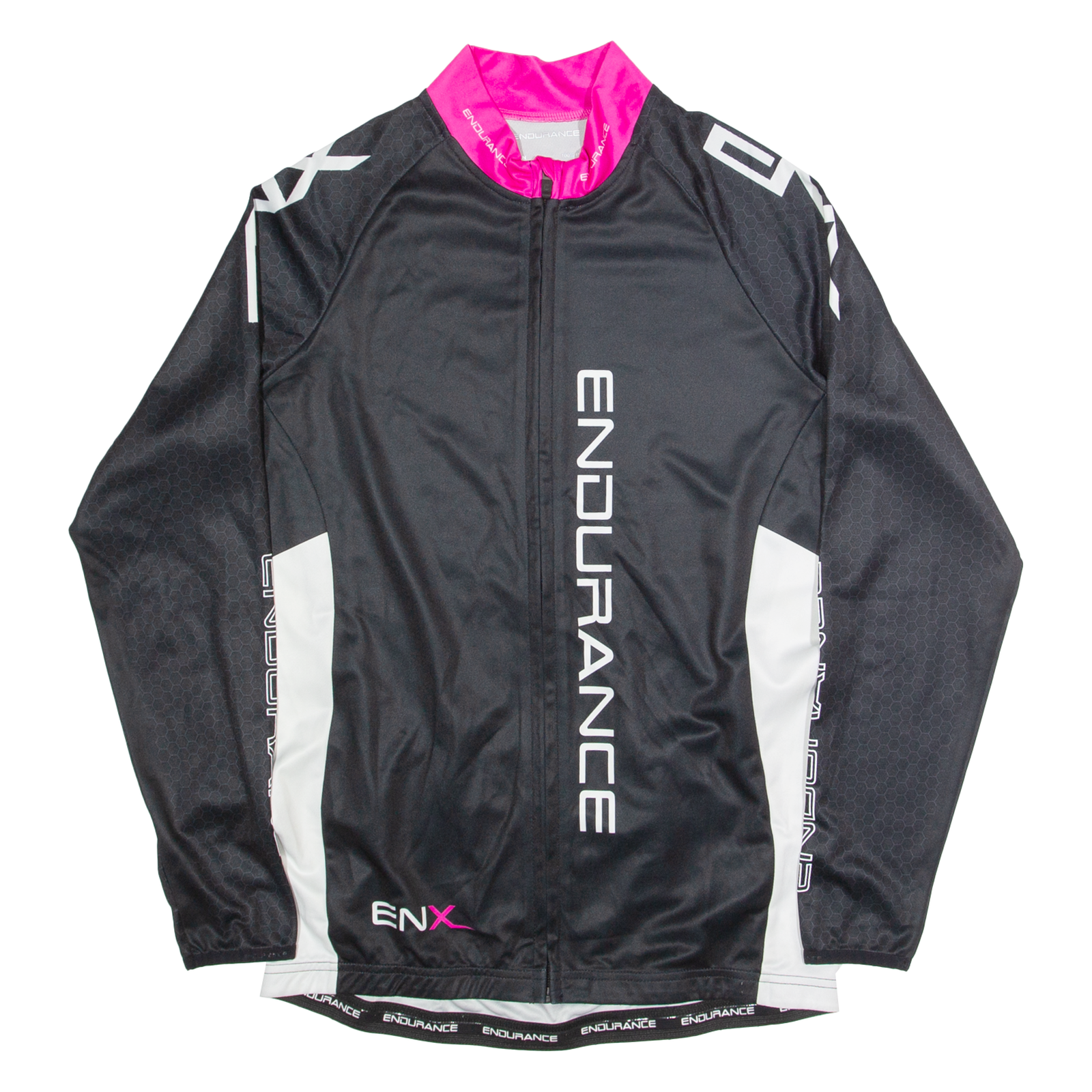 ENDURANCE Cycling Zip Up Womens Jersey Black Long Sleeve High Neck L Refurbished - N/A refurbished available on Cerqular