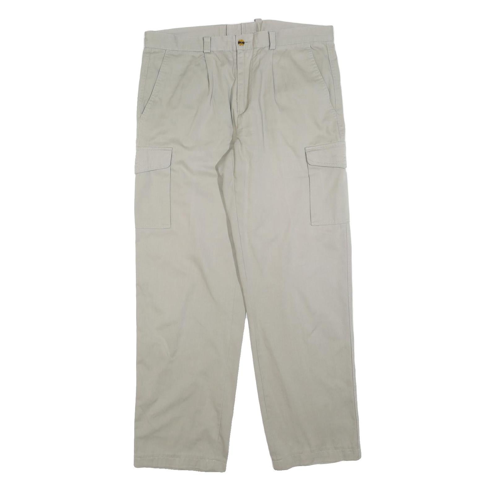 Buy Mens Beige Cotton Blend Regular Fit Cargo Trousers W36 L32 Zip Closure Utility Refurbished - $23.39 Mens Beige Cotton Blend Regular Fit Cargo Trousers W36 L32 Zip Closure Utility Refurbished - N/A refurbished available on Cerqular