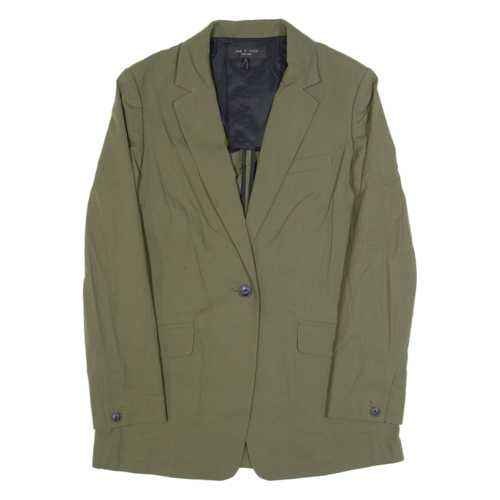 RAG & BONE Womens Blazer Jacket Green M Refurbished - N/A refurbished available on Cerqular