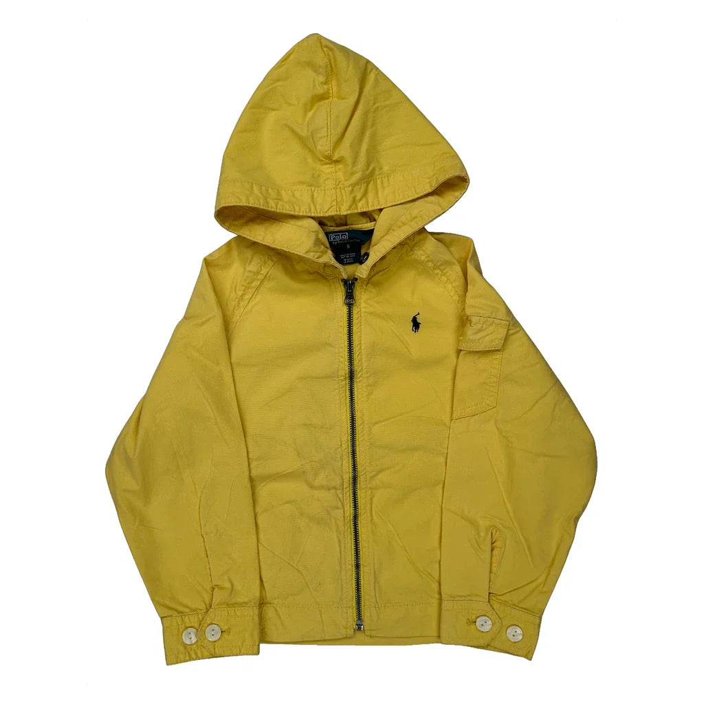 Age 4 Polo By Ralph Lauren Jacket - Small Yellow Cotton Refurbished - Thrifted (note: this is a term often used to describe second- refurbished available on Cerqular