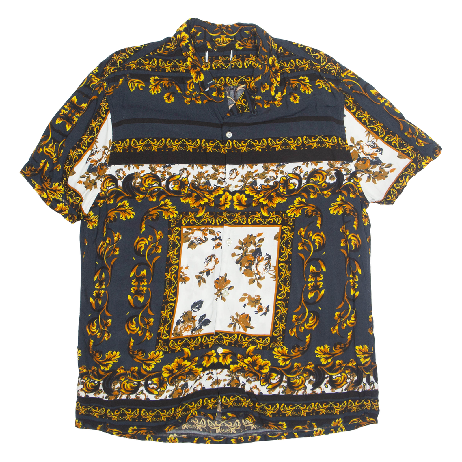 Mens Shirt Beige Floral L Refurbished - N/A refurbished available on Cerqular