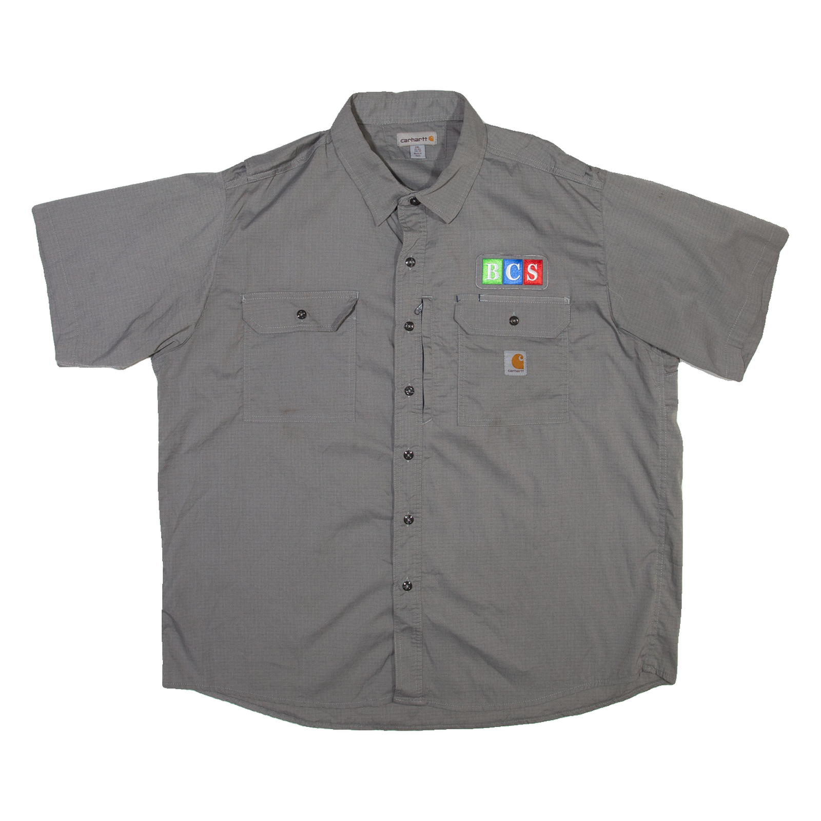 CARHARTT BCS Mens Plain Shirt Grey 2XL Refurbished - N/A refurbished available on Cerqular