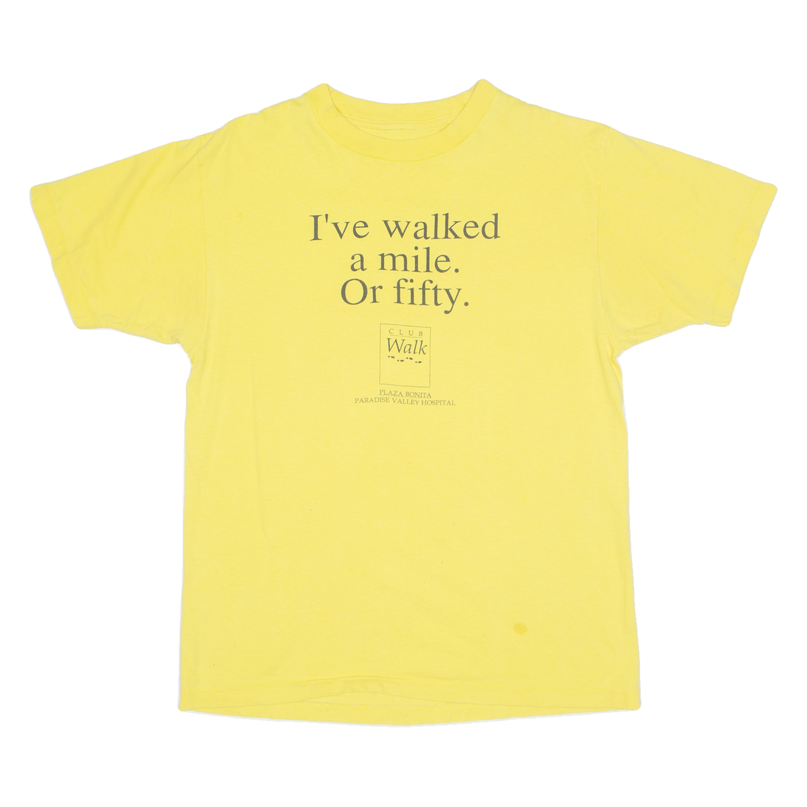 Buy Ive Walked A Mile Or Fifty Club Walk Womens T-Shirt Yellow M Refurbished - $11.69 Ive Walked A Mile Or Fifty Club Walk Womens T-Shirt Yellow M Refurbished - N/A refurbished available on Cerqular