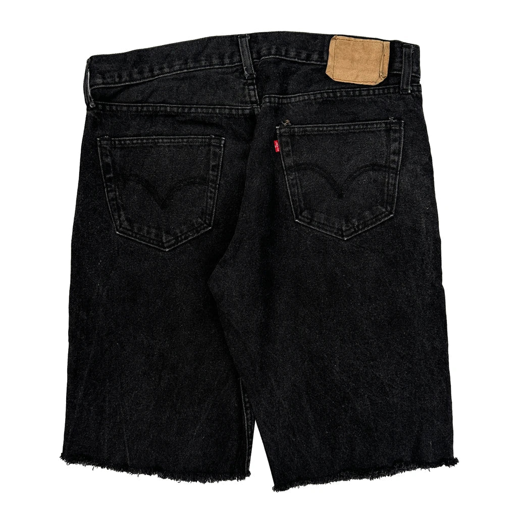 Buy Levis Denim Shorts - 37W 11L Black Denim Refurbished - $40.19 Levis Denim Shorts - 37W 11L Black Denim Refurbished - Thrifted (note: this is a term often used to describe second- refurbished available on Cerqular