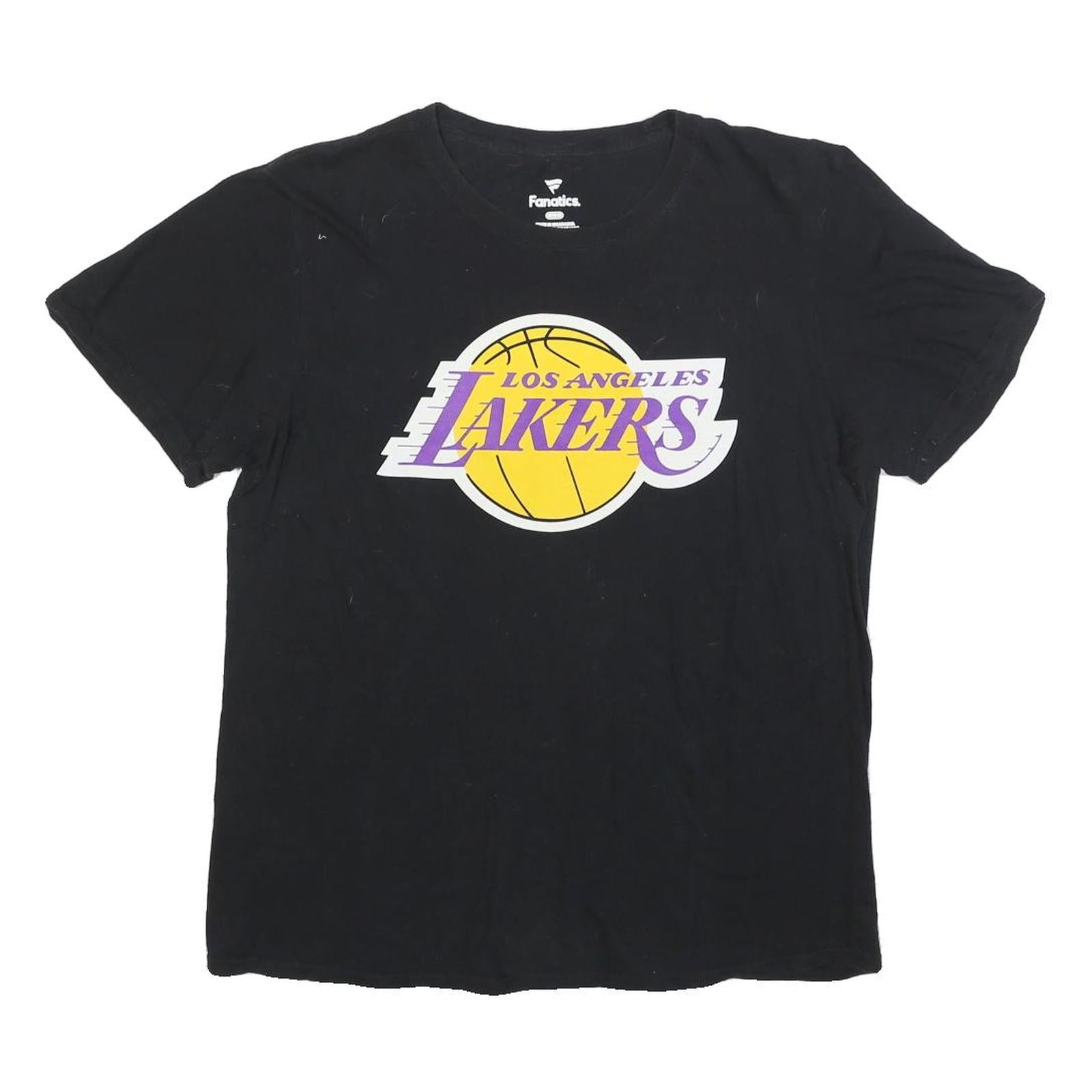 Buy FANATICS Womens Black & Yellow Los Angeles Lakers Graphic T-Shirt M Short Sleeve Refurbished - $19.49 FANATICS Womens Black & Yellow Los Angeles Lakers Graphic T-Shirt M Short Sleeve Refurbished - N/A refurbished available on Cerqular
