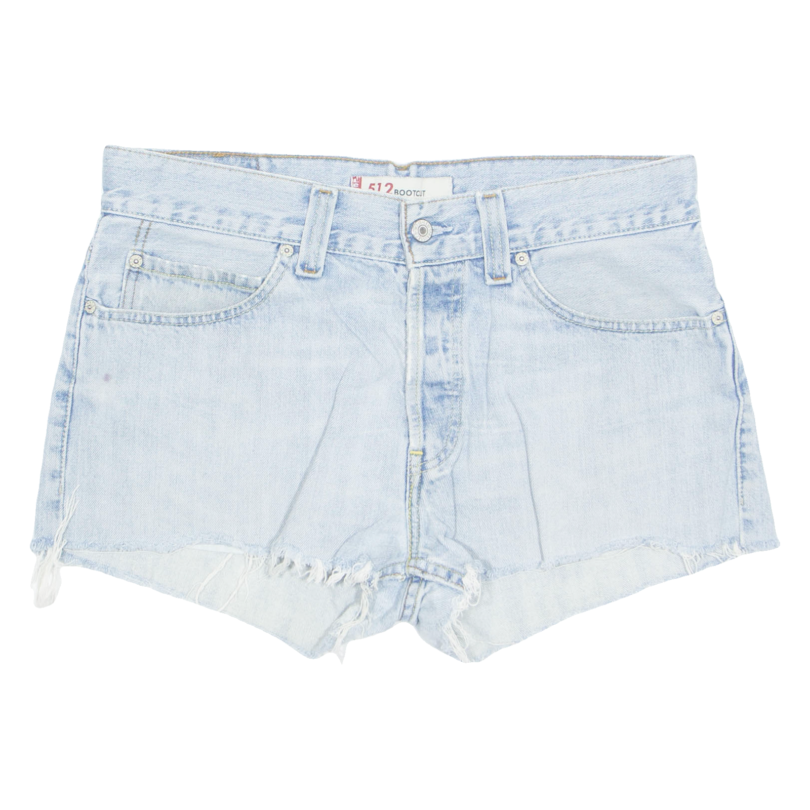 LEVI'S Cut Off 512 Womens Denim Shorts Blue M W34 Refurbished - N/A refurbished available on Cerqular