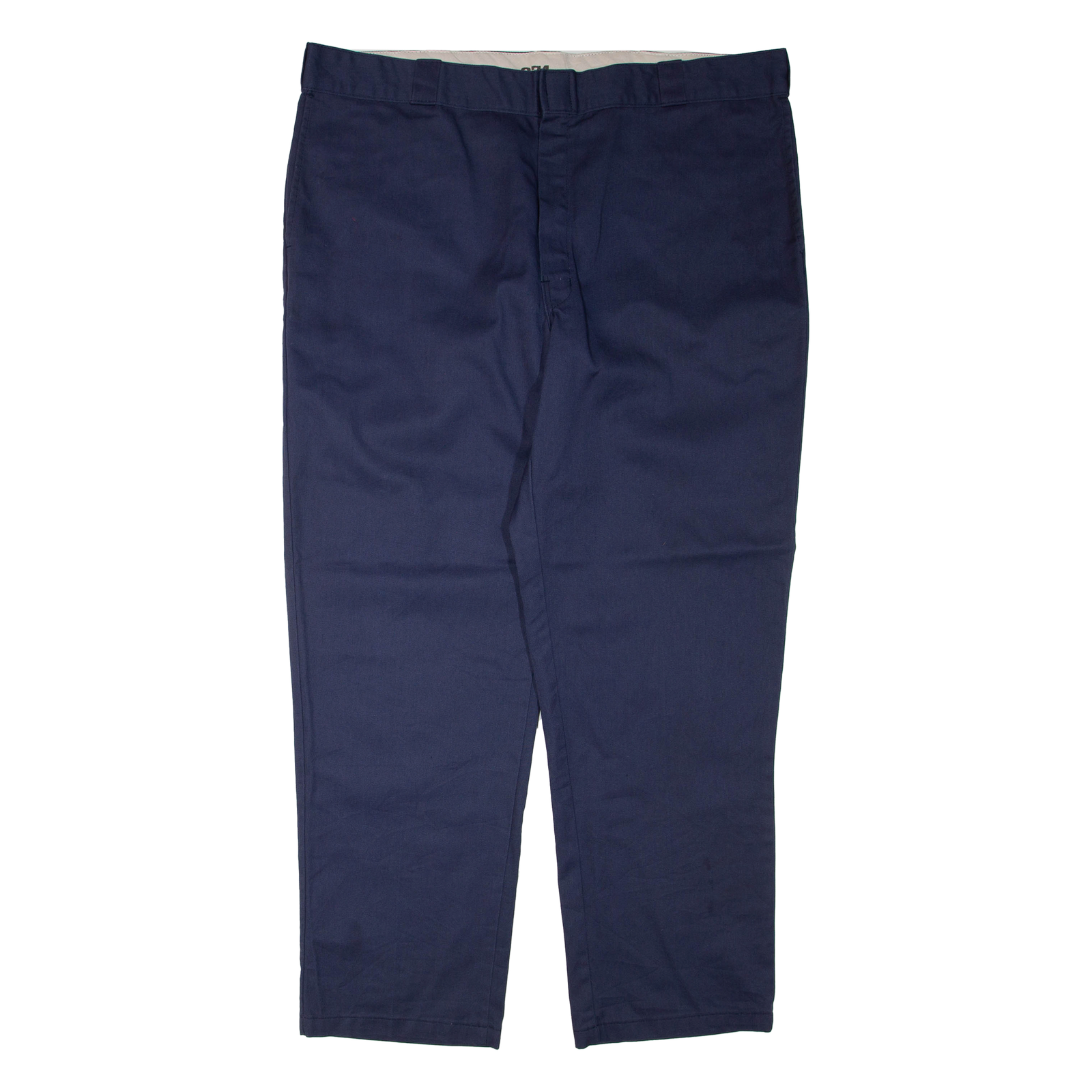 DICKIES Mens Trousers Blue Regular Tapered W42 L32 Refurbished - N/A refurbished available on Cerqular