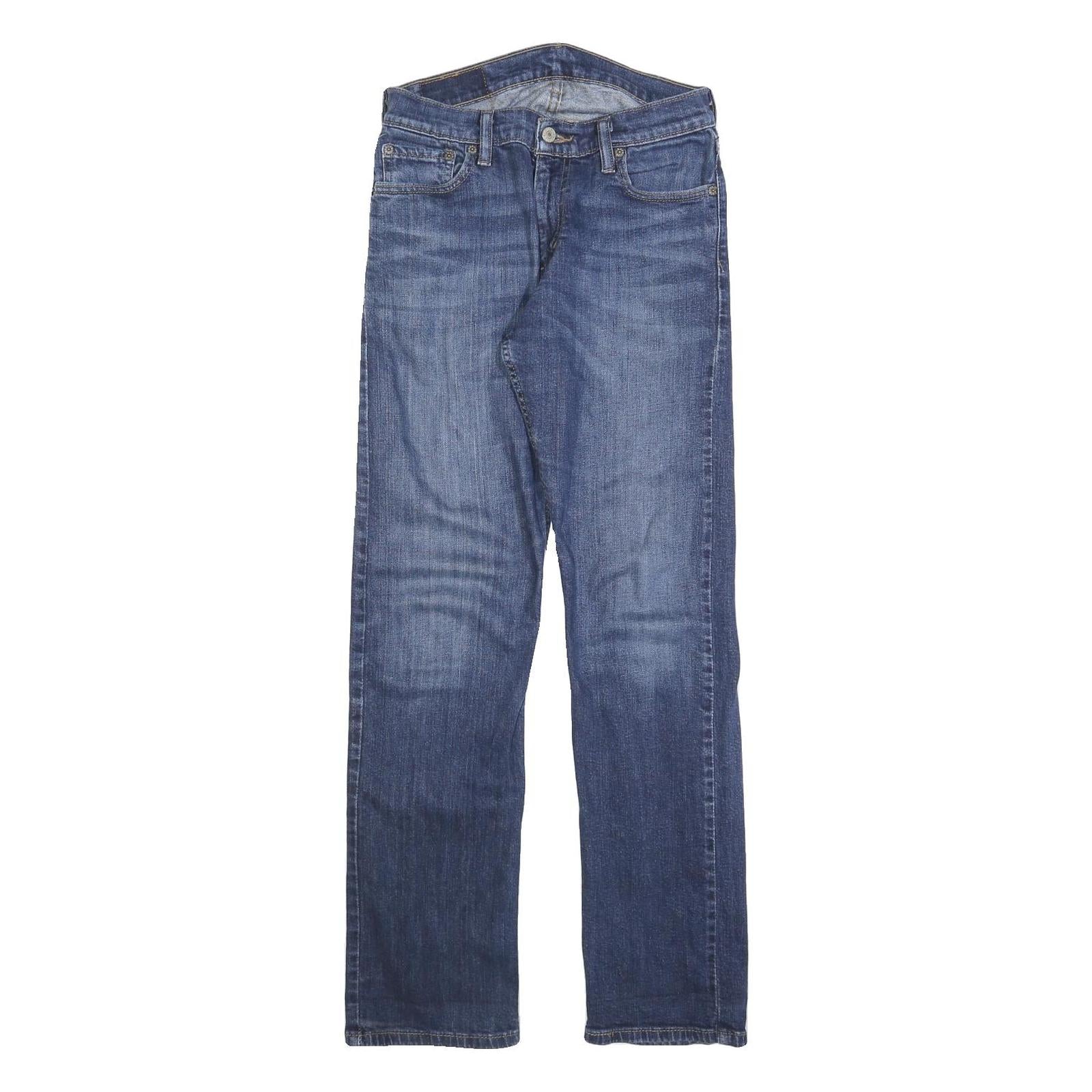 LEVI'S 514 Classic Mens Jeans Blue Classic Straight Denim Medium W29 L32 Zip Refurbished - N/A refurbished available on Cerqular