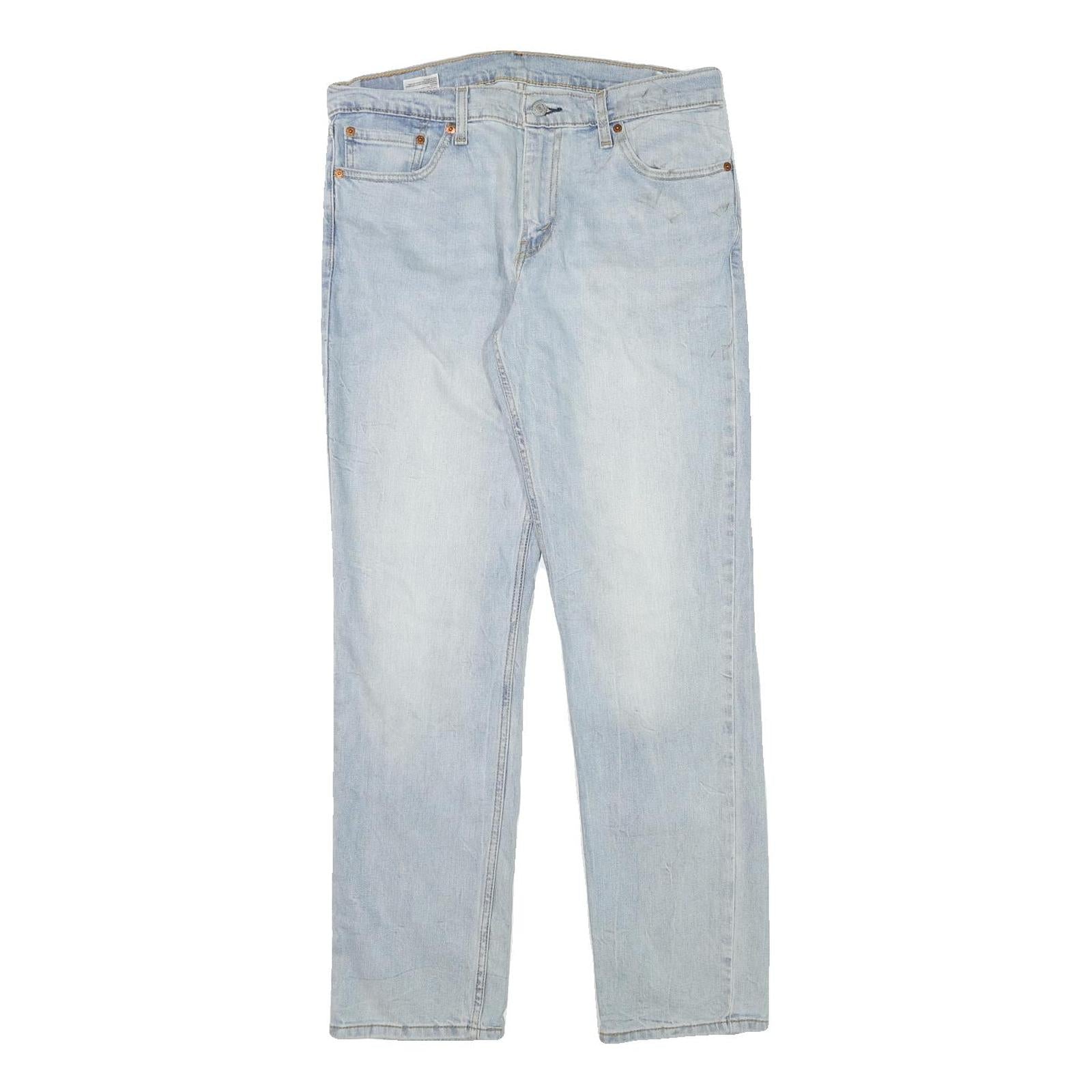 LEVI'S Mens Slim Blue Jeans Denim Light W33 L32 Casual Classic Zip Fly Refurbished - N/A refurbished available on Cerqular