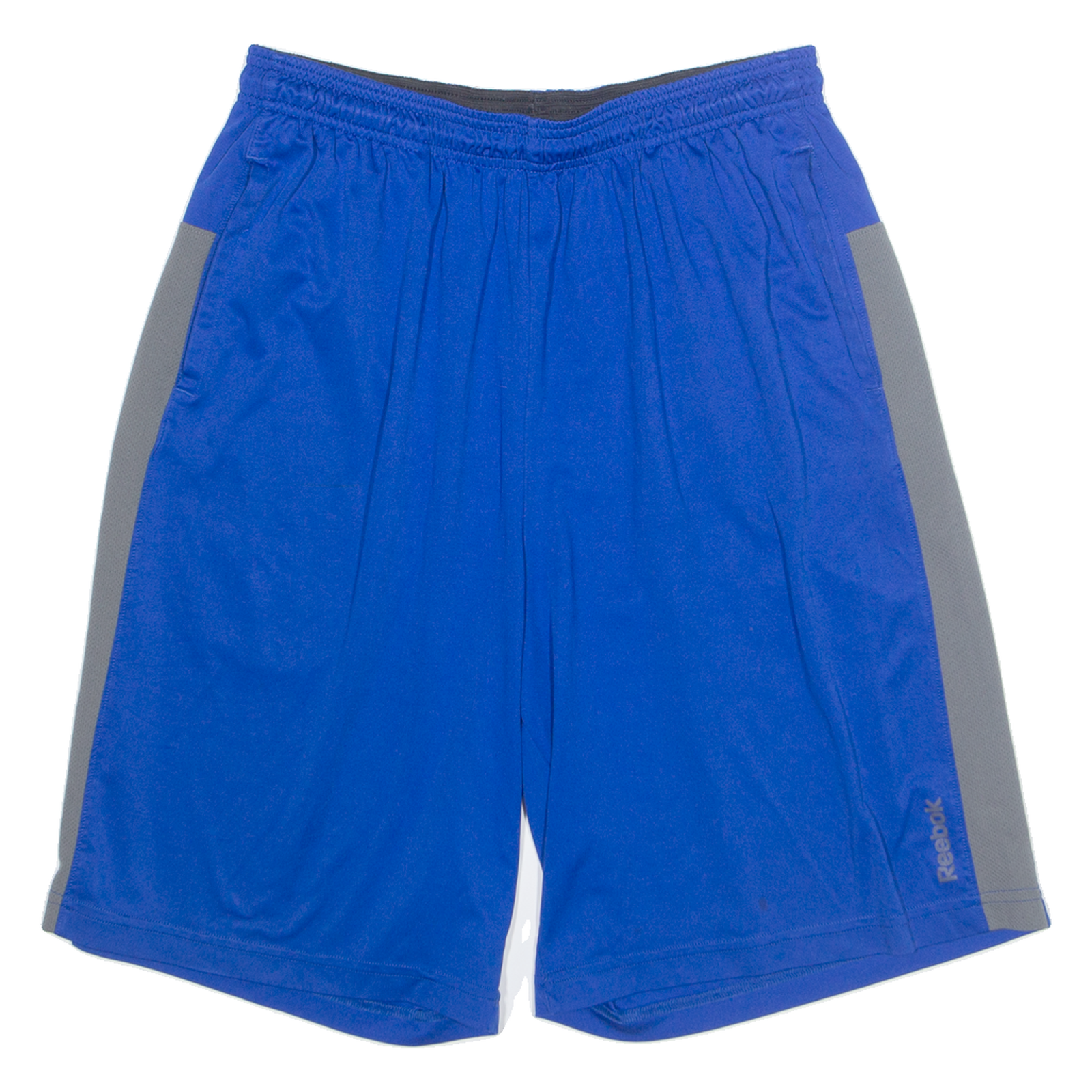 REEBOK Mens Sports Shorts Blue Relaxed L W31 Refurbished - N/A refurbished available on Cerqular