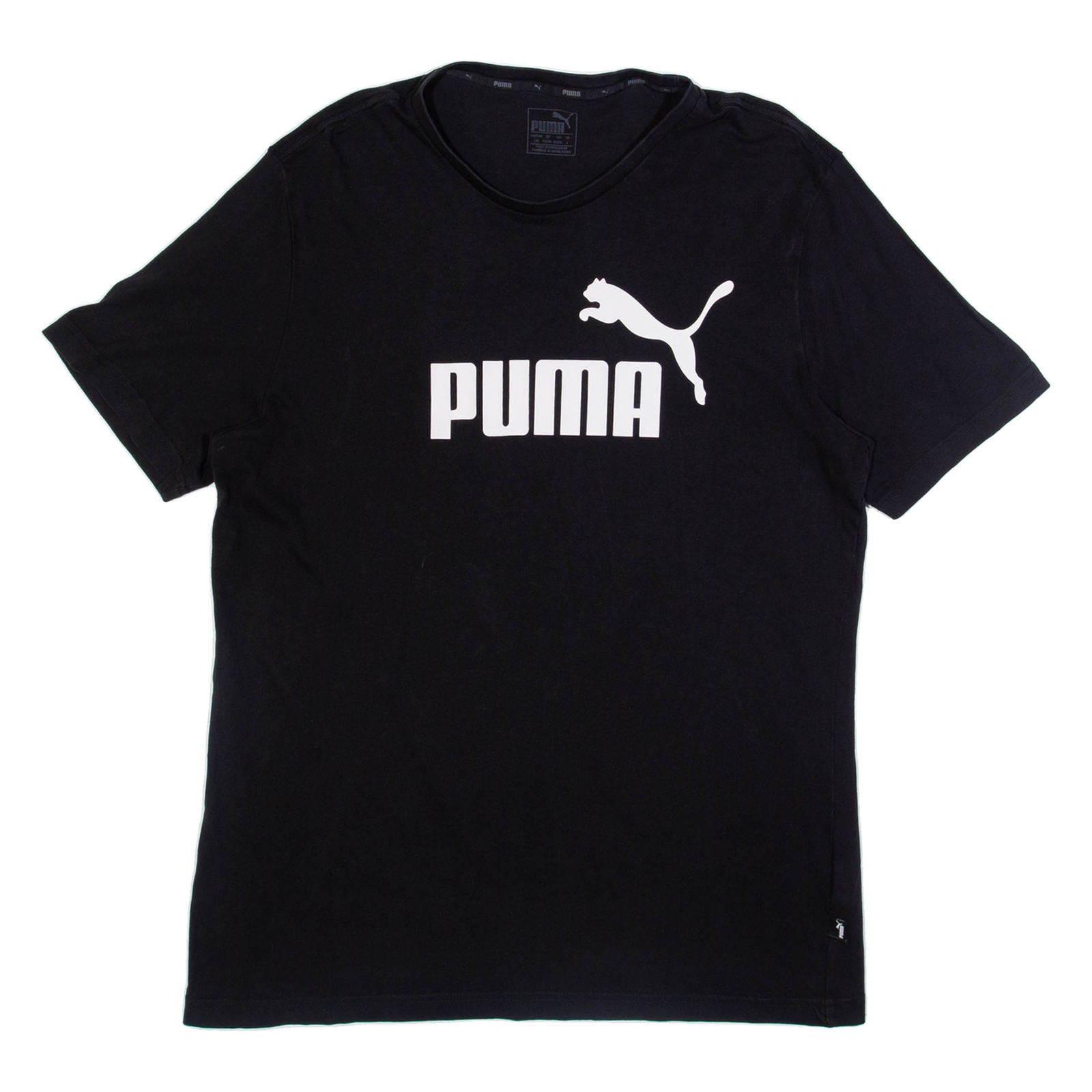 PUMA Mens T-Shirt Black L Refurbished - N/A refurbished available on Cerqular