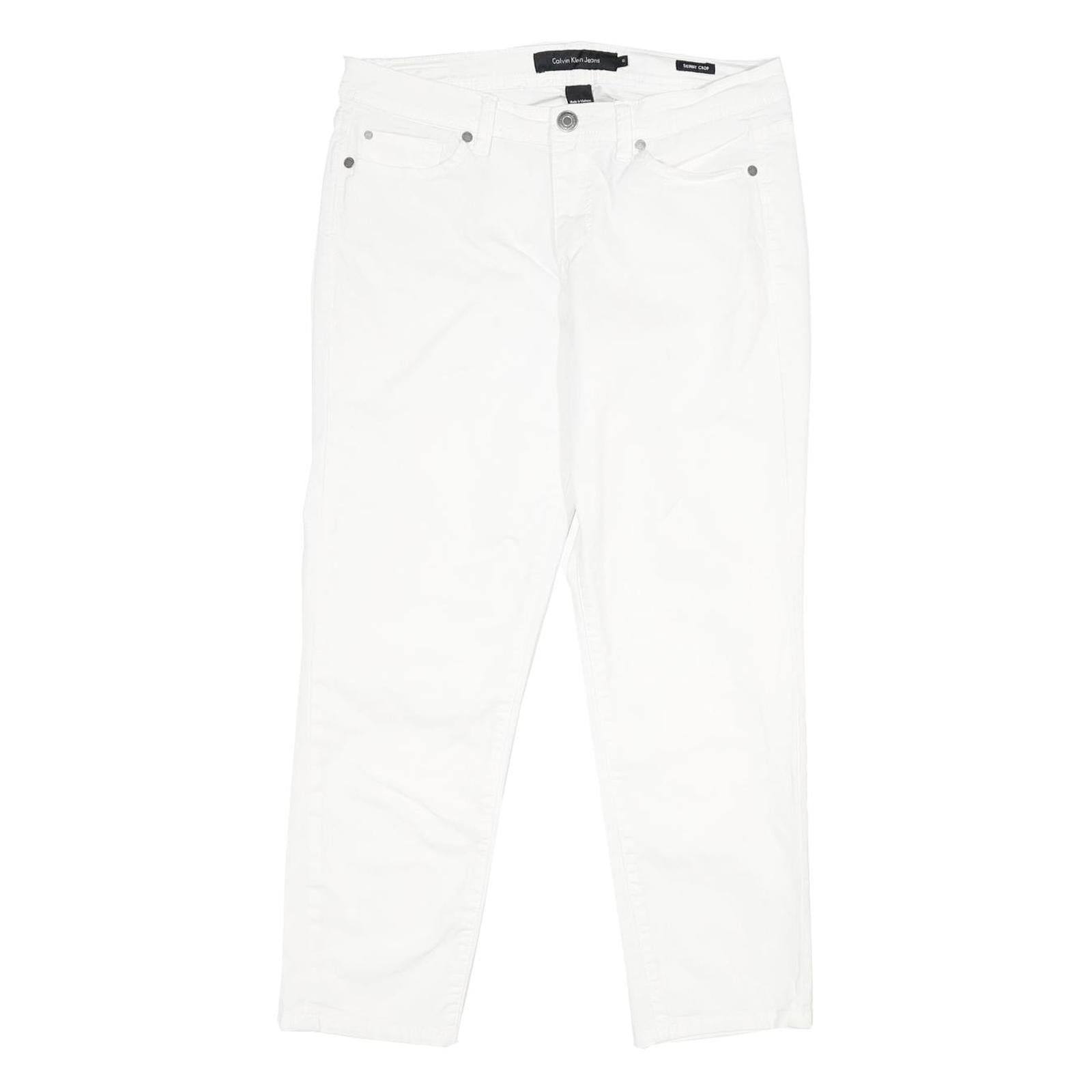 Buy Calvin Klein Womens Slim White Denim Jeans Cotton Blend Zip W32 L26 Stylish Refurbished - $33.79 Calvin Klein Womens Slim White Denim Jeans Cotton Blend Zip W32 L26 Stylish Refurbished - N/A refurbished available on Cerqular