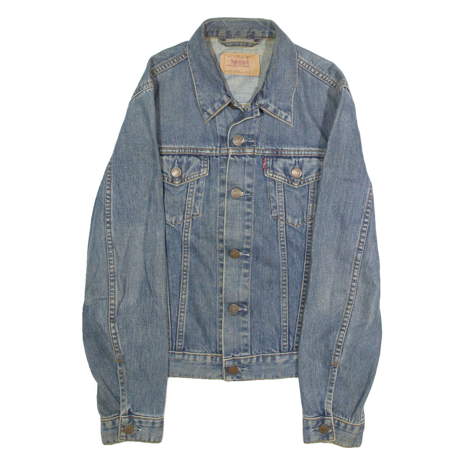 LEVI'S Womens Denim Jacket Blue S Refurbished - N/A refurbished available on Cerqular