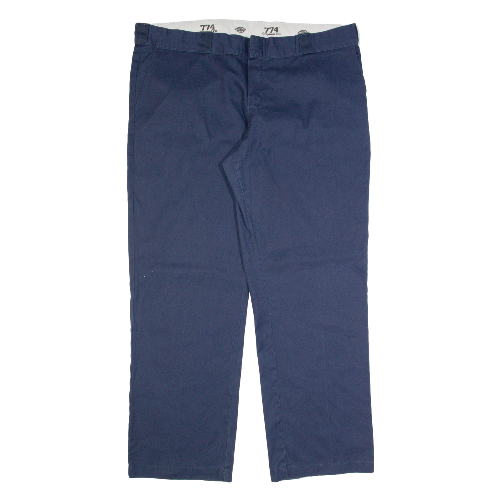 DICKIES 774 Workwear Mens Trousers Blue Regular Straight W42 L32 Refurbished - N/A refurbished available on Cerqular