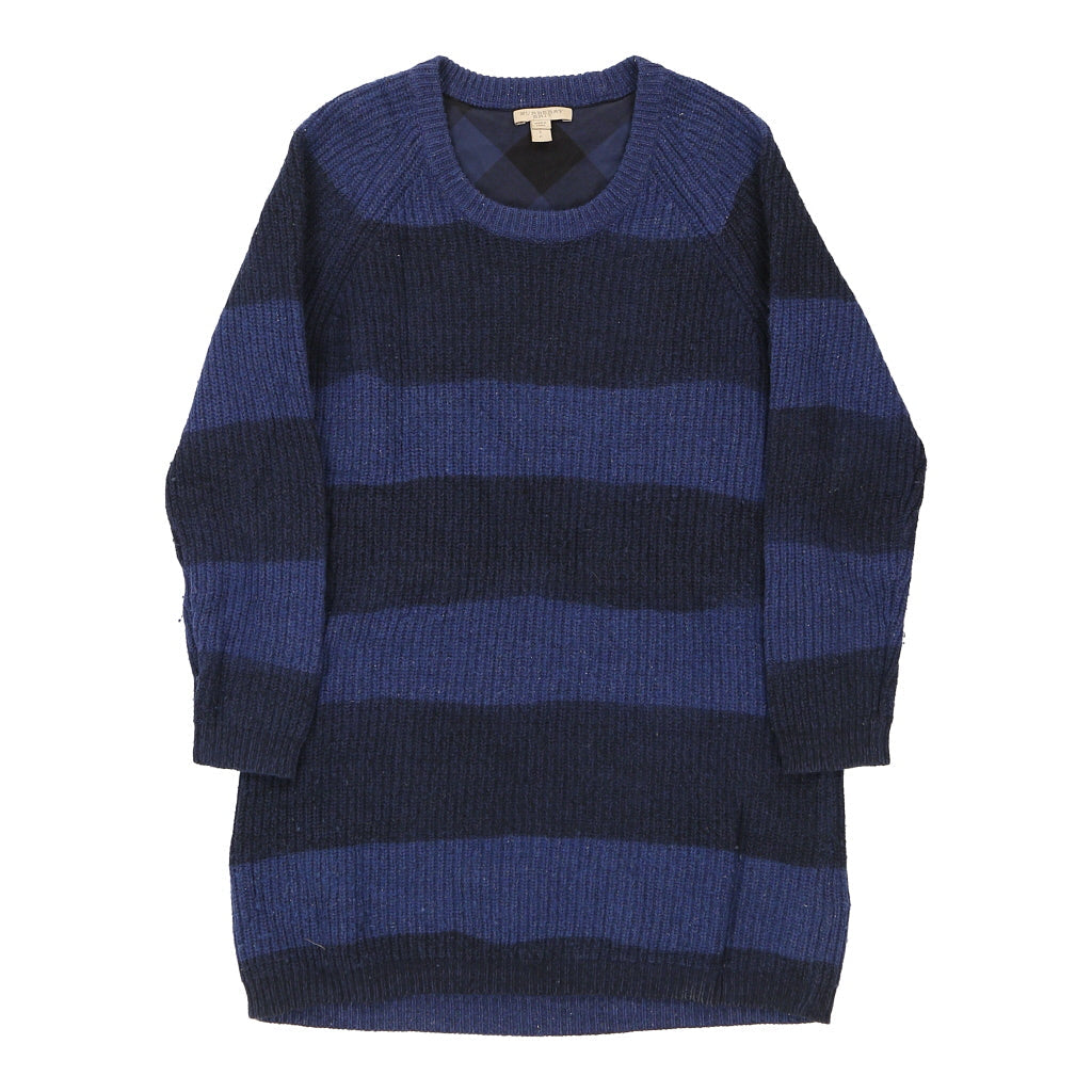Burberry Brit Jumper Dress - Small Blue Wool Blend | Size: small Refurbished - N/A (Preloved Designer is not a specific brand, it refurbished available on Cerqular