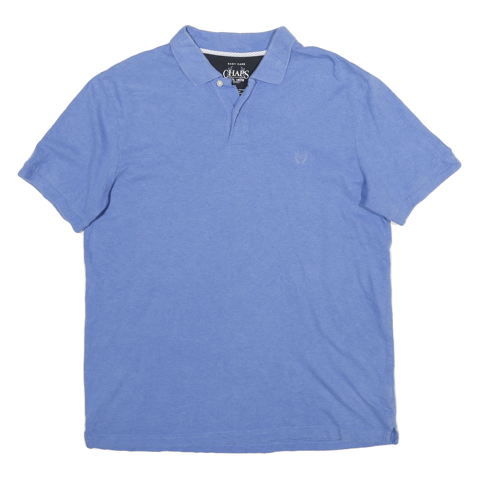 Buy CHAPS Mens Blue Short Sleeve Plain L Cotton Blend Polo Shirt Casual Basic Refurbished - $16.89 CHAPS Mens Blue Short Sleeve Plain L Cotton Blend Polo Shirt Casual Basic Refurbished - N/A refurbished available on Cerqular