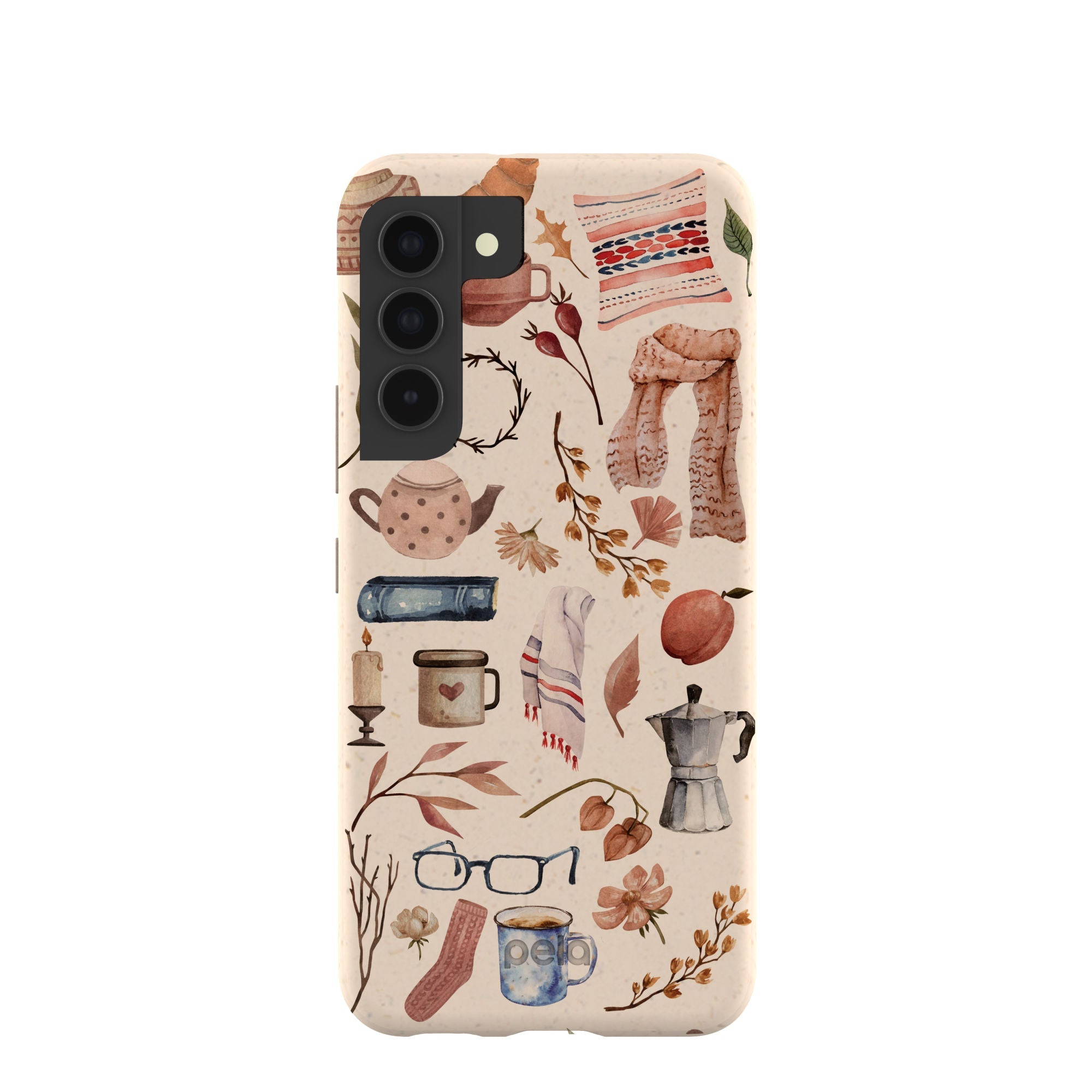 Seashell Creature Comforts Samsung Galaxy S22 Case Refurbished - Pela Case refurbished available on Cerqular