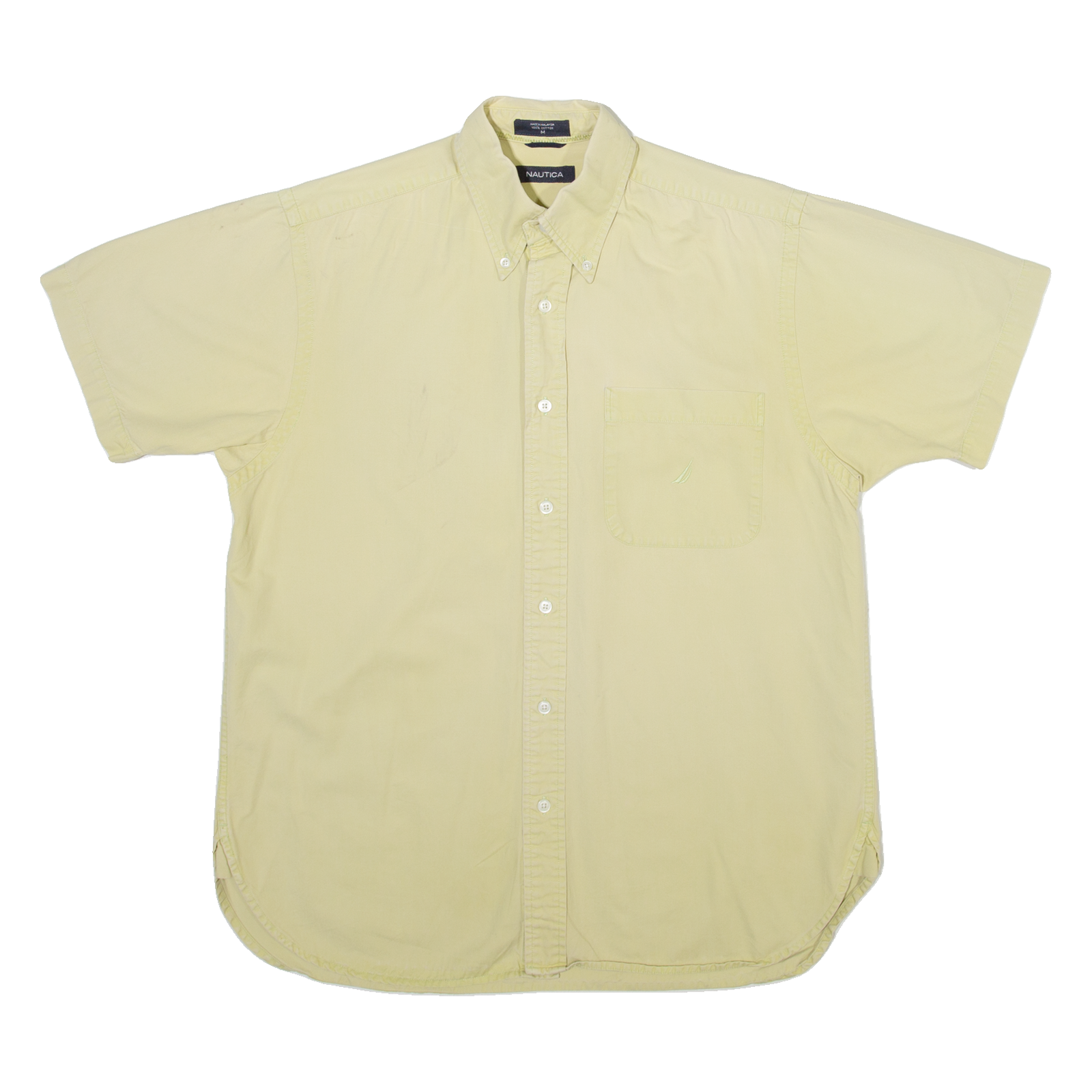 NAUTICA Mens Plain Shirt Brown M Refurbished - N/A refurbished available on Cerqular