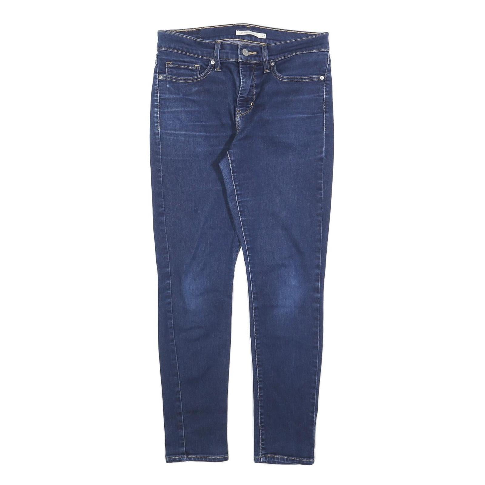 LEVI'S 311 Womens Jeans Blue Slim Skinny Denim W27 L28 Stretch Casual Refurbished - N/A refurbished available on Cerqular