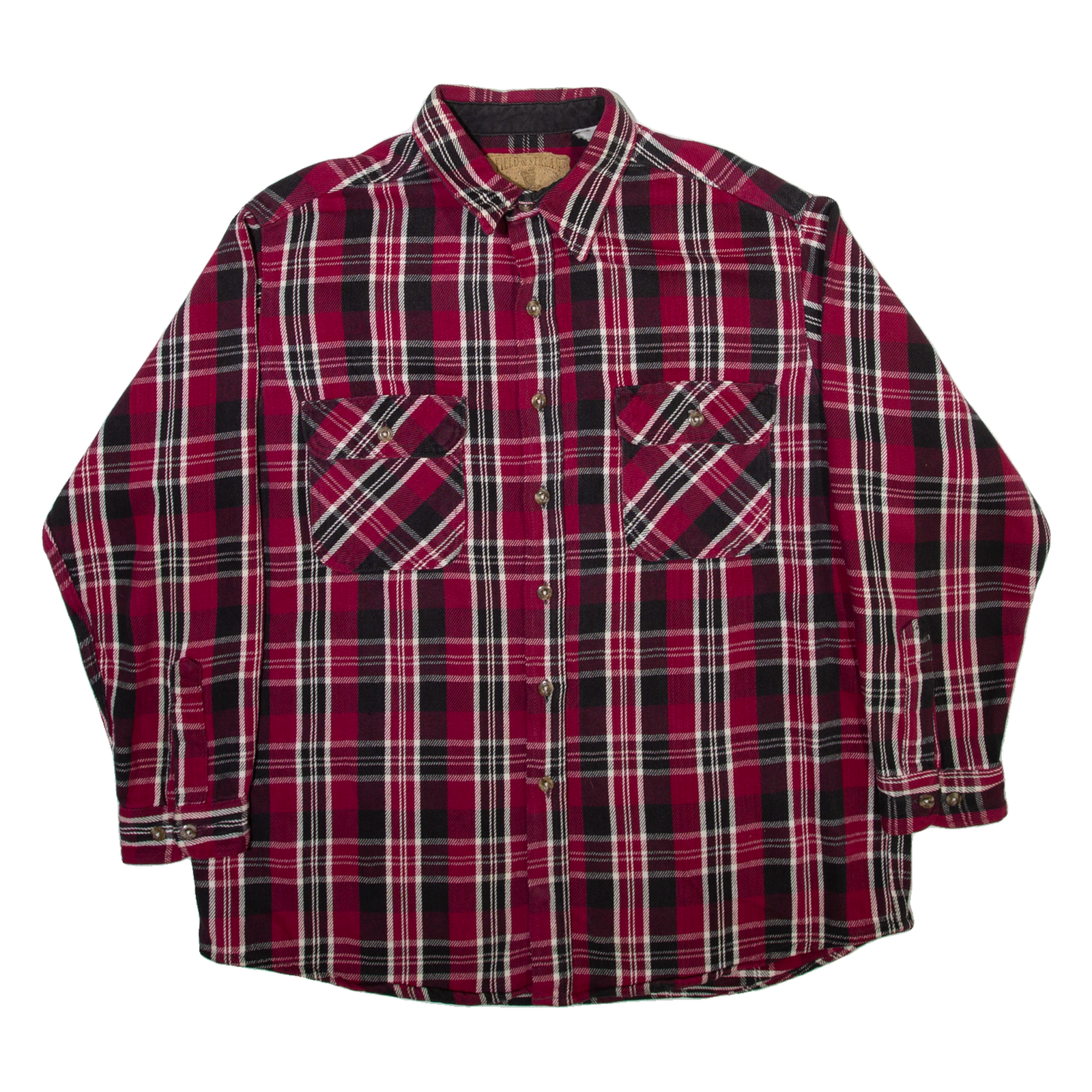 FIELD & STREAM Mens Shirt Pink Check Long Sleeve XL Refurbished - N/A refurbished available on Cerqular