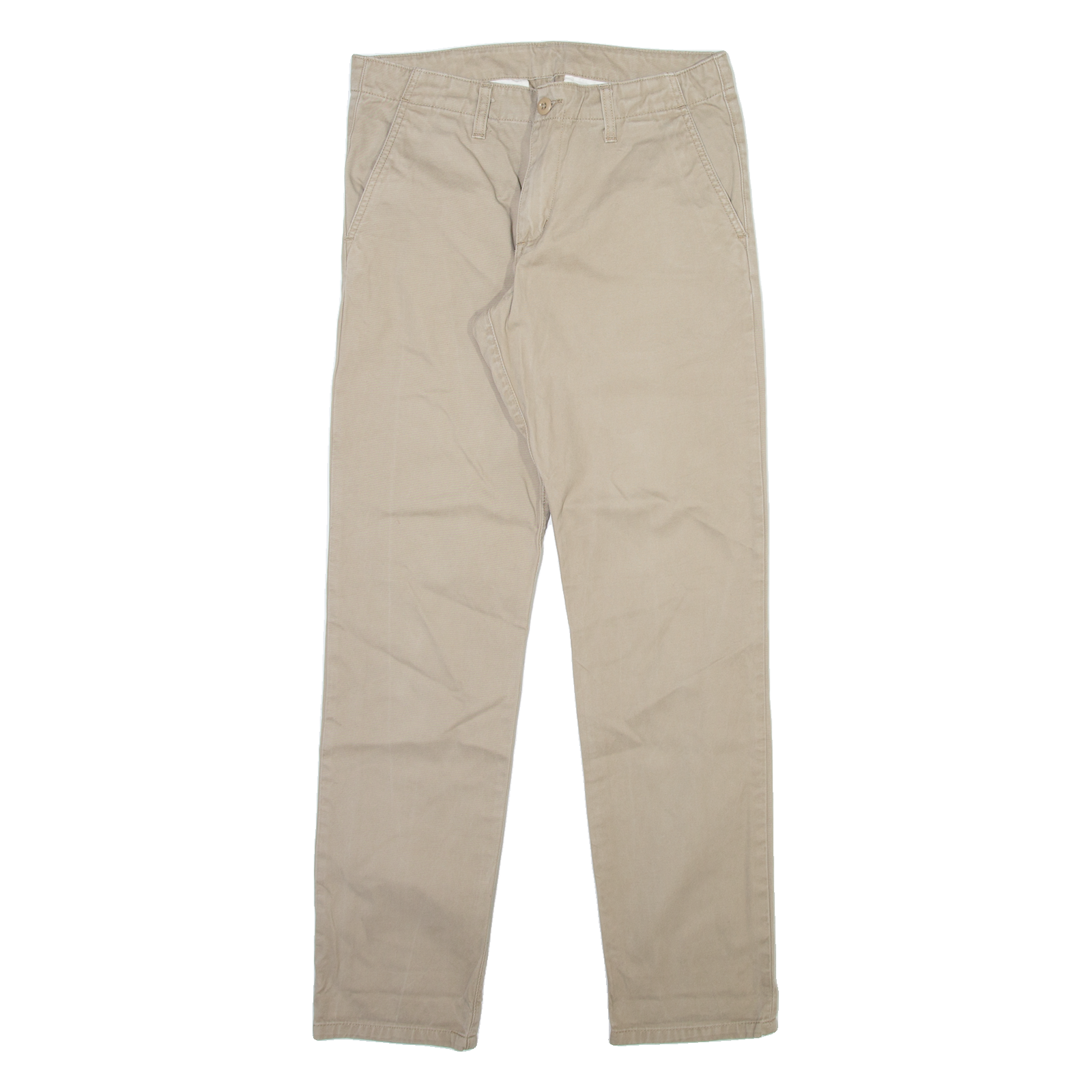 CARHARTT Mens Trousers Beige Slim Straight W31 L32 Refurbished - N/A refurbished available on Cerqular