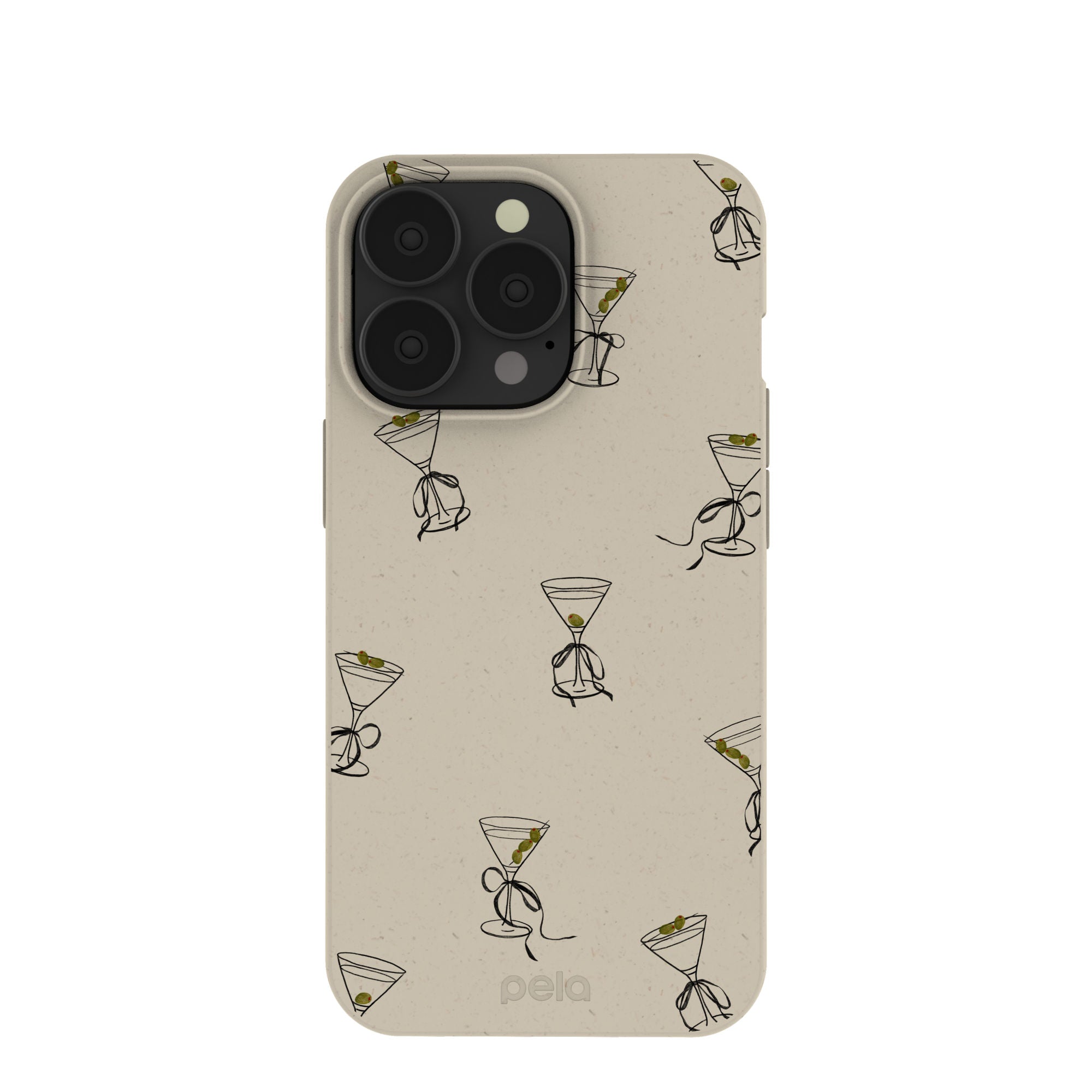 London Fog Martini Me iPhone 13 Pro Case Refurbished - Pela Case refurbished available on Cerqular