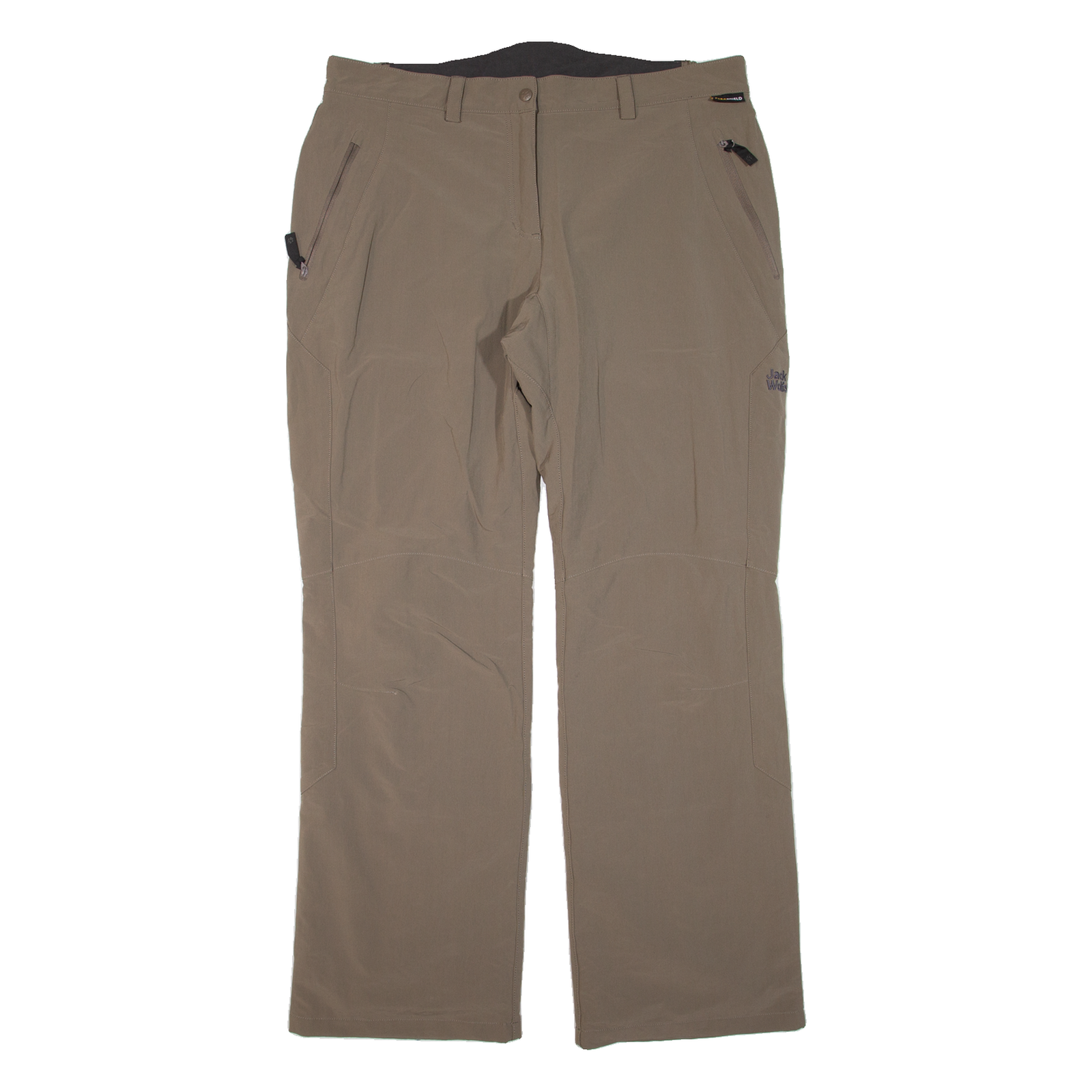JACK WOLFSKIN Outdoor Lined Womens Trousers Beige Regular Straight W36 L32 Refurbished - N/A refurbished available on Cerqular