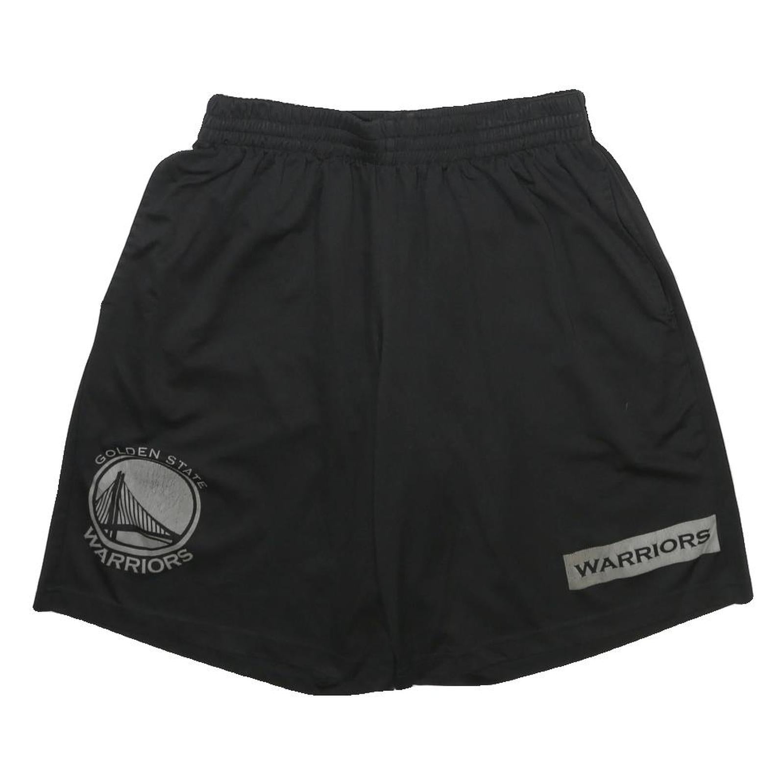 NBA Mens Black Golden State Warriors Casual Shorts L W28 Sports Logo Refurbished - N/A refurbished available on Cerqular