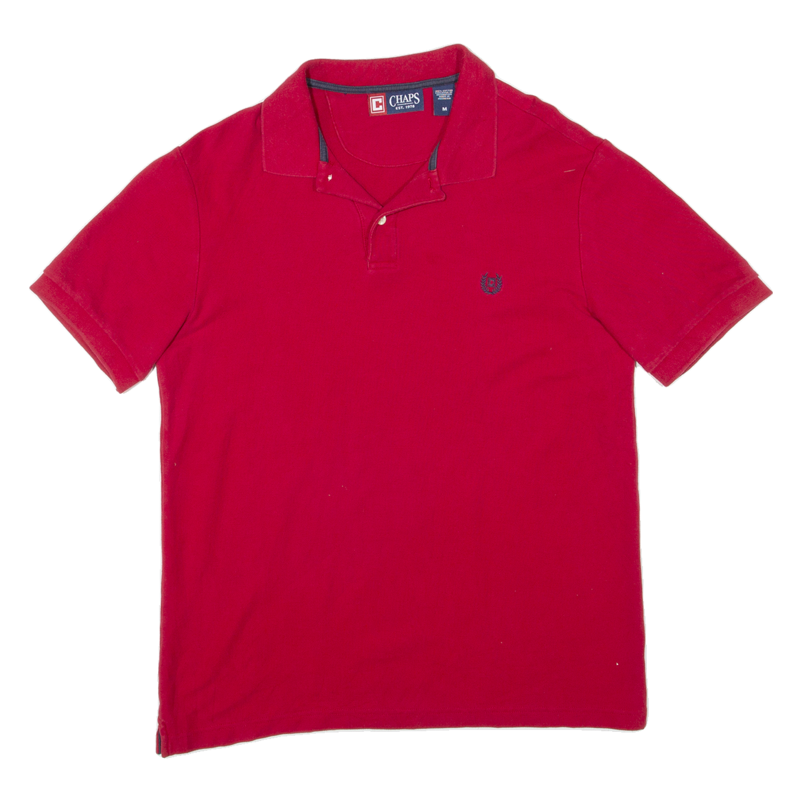 CHAPS Mens Polo Shirt Red M Refurbished - N/A refurbished available on Cerqular