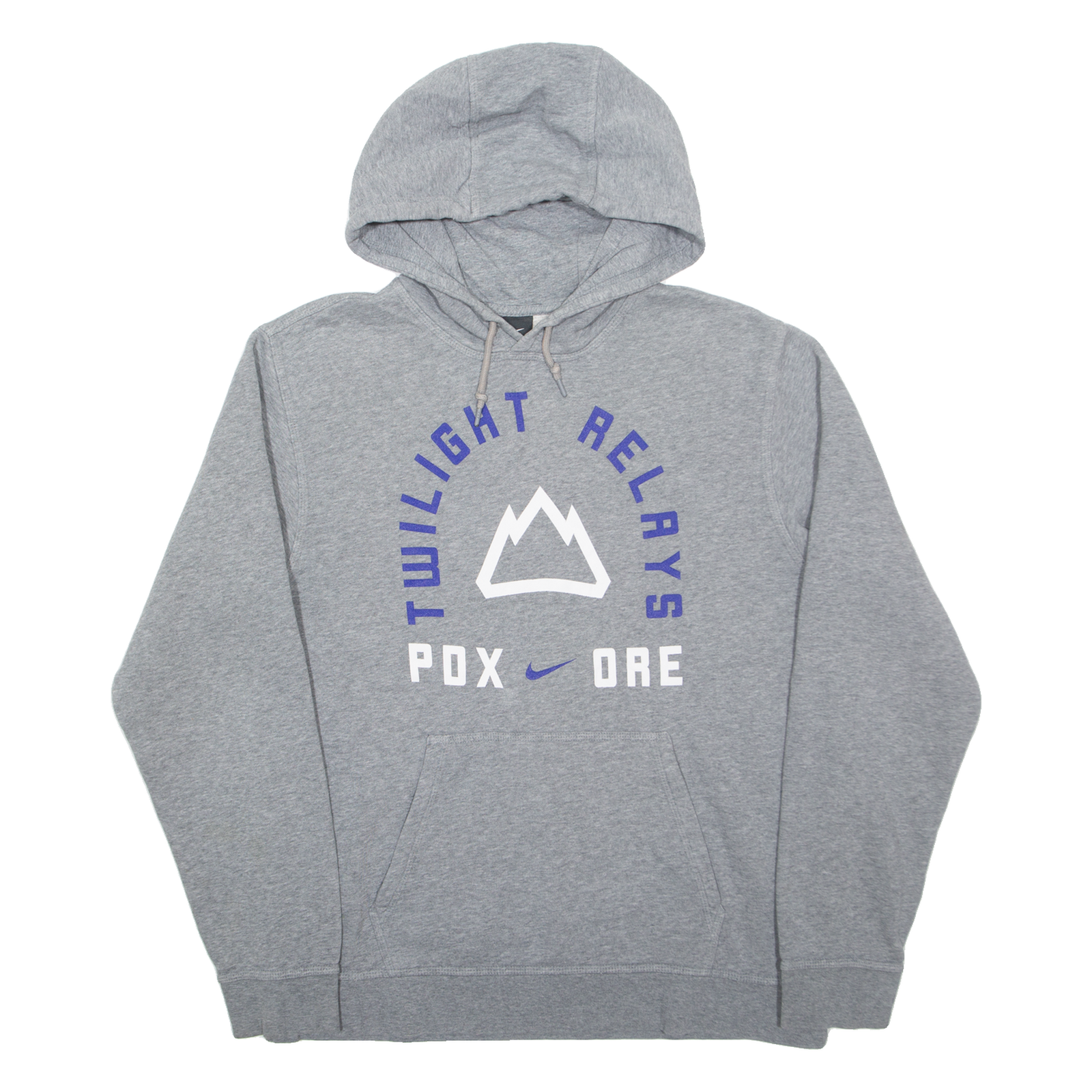 Buy NIKE Twilight Relays Mens Grey Hoodie M Refurbished - $36.39 NIKE Twilight Relays Mens Grey Hoodie M Refurbished - N/A refurbished available on Cerqular