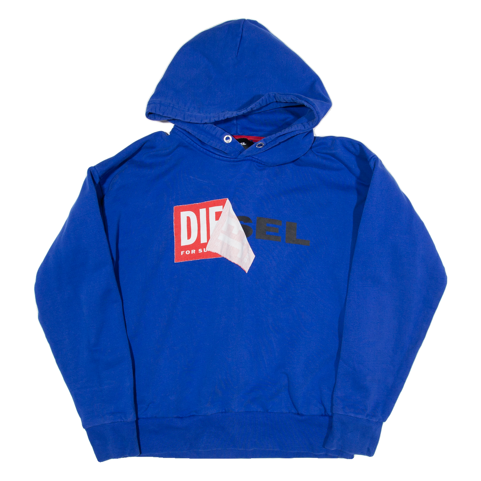DIESEL Womens Blue Hoodie S Refurbished - N/A refurbished available on Cerqular