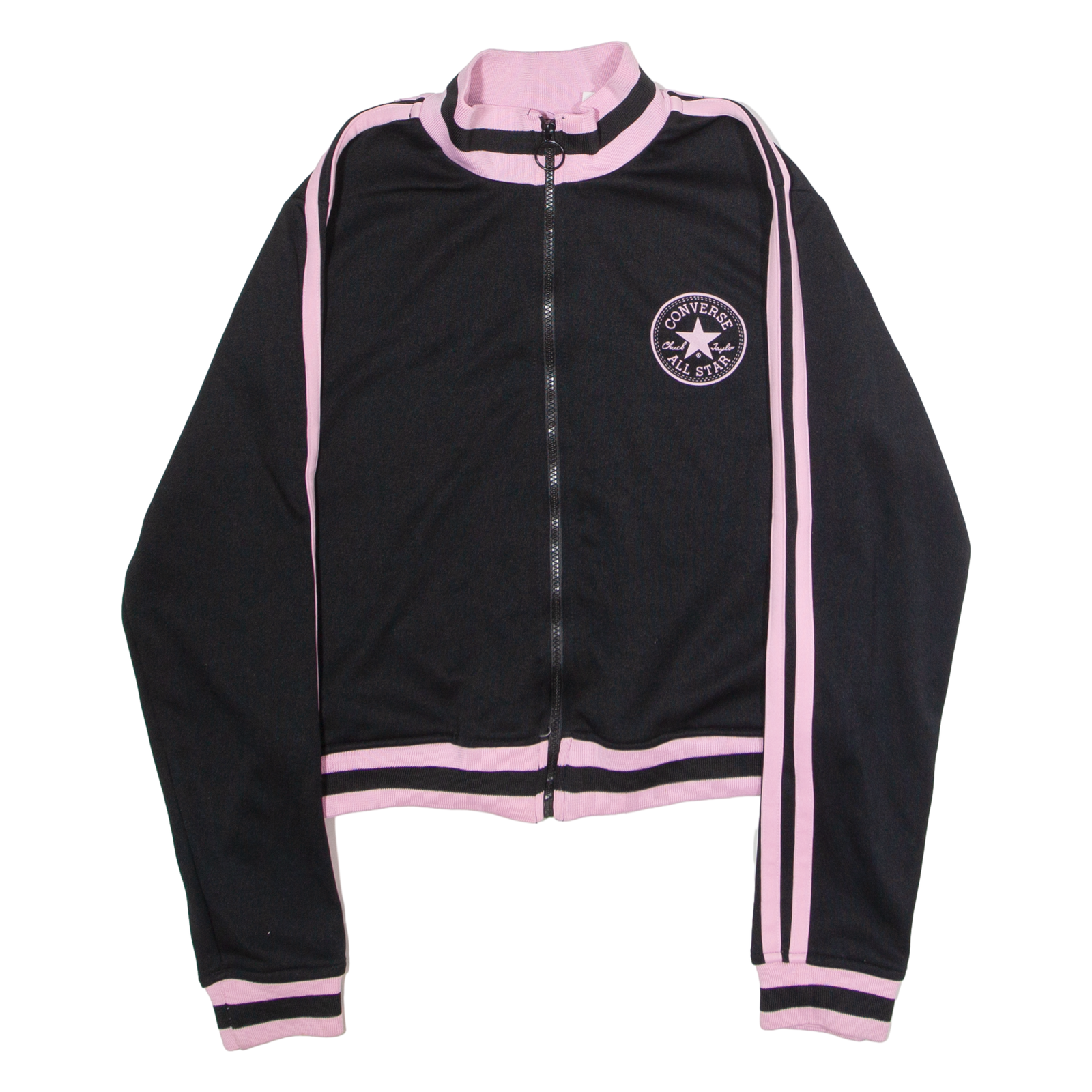 CONVERSE Womens Track Jacket Black XL Refurbished - N/A refurbished available on Cerqular