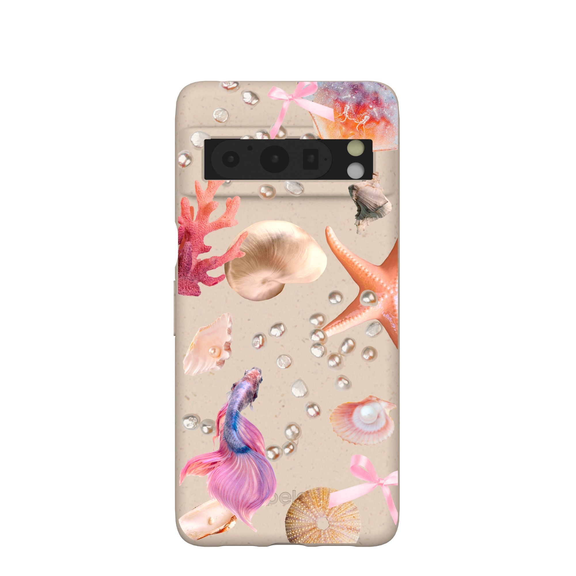 Seashell Aqua Dreams Google Pixel 8 Pro Case Refurbished - Pela Case refurbished available on Cerqular