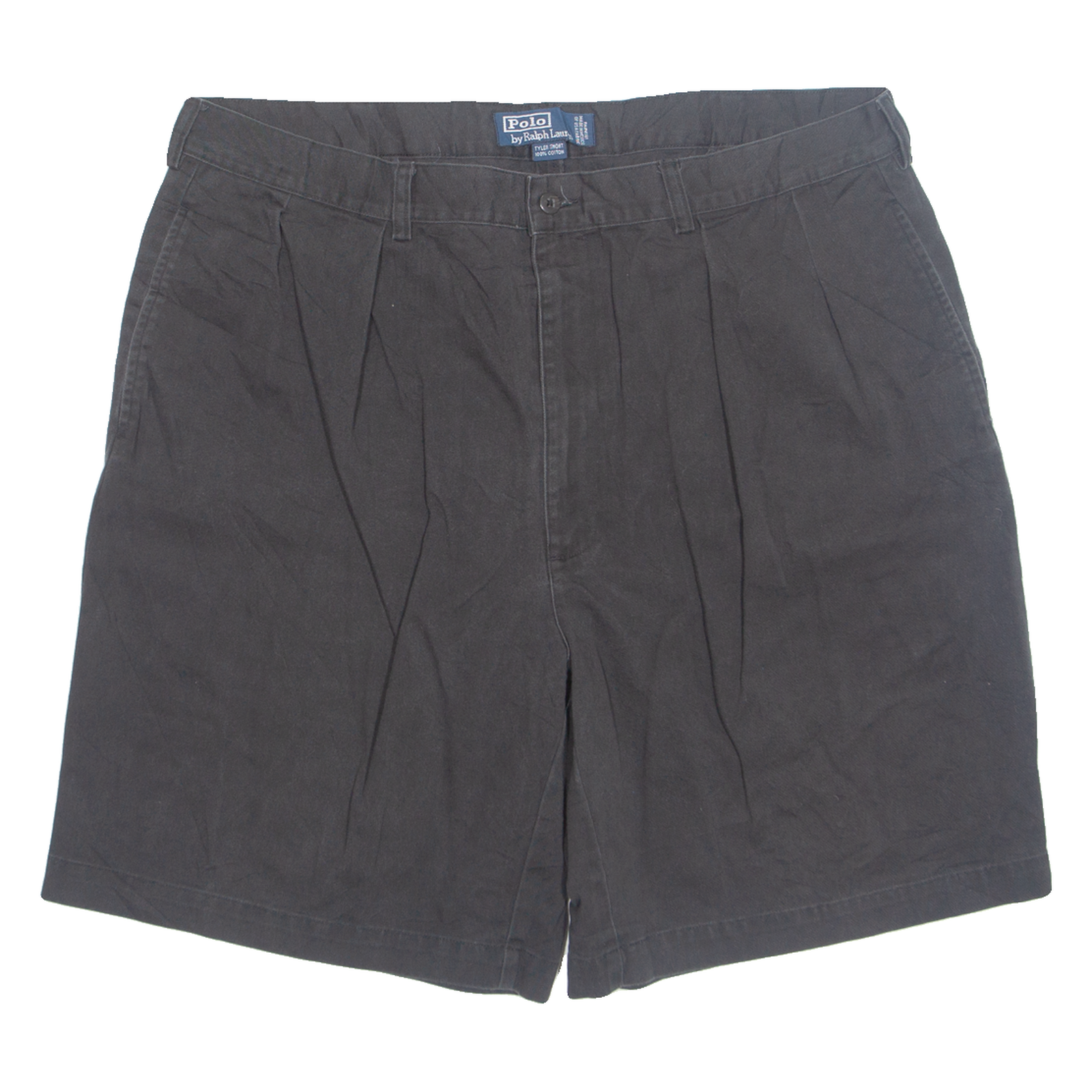 POLO RALPH LAUREN Mens Chino Shorts Black Classic L W37 Refurbished - N/A refurbished available on Cerqular