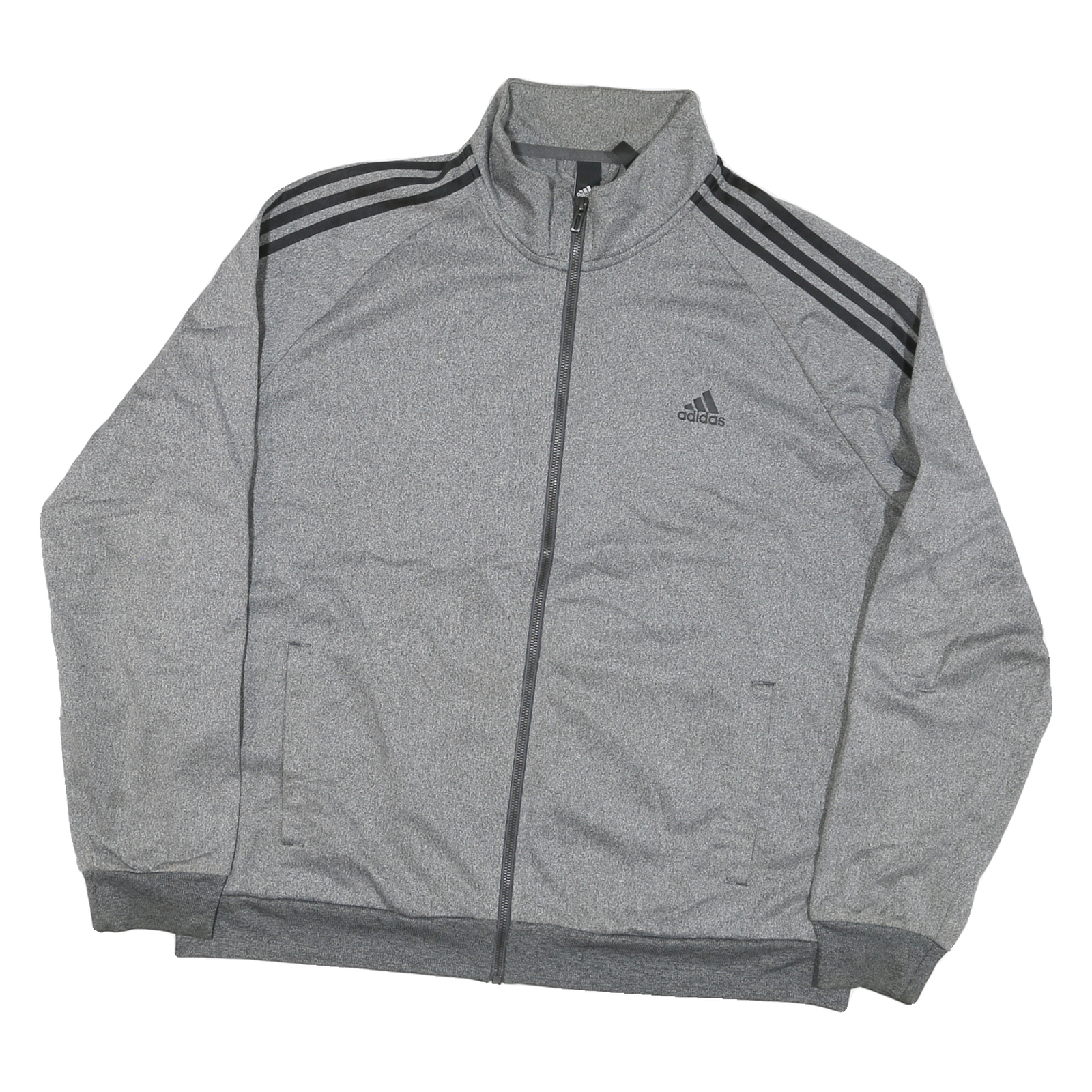Buy ADIDAS Mens Grey & Black Track Jacket XL Polyester Blend Zip Athletic Style Refurbished - $45.49 ADIDAS Mens Grey & Black Track Jacket XL Polyester Blend Zip Athletic Style Refurbished - N/A refurbished available on Cerqular
