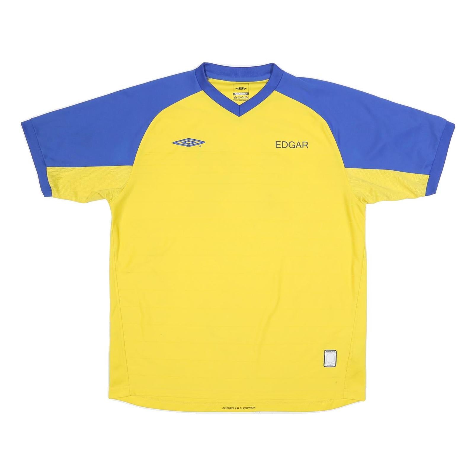 UMBRO Mens Yellow & Blue Sports T-Shirt XL Short Sleeve V-Neck Performance Refurbished - N/A refurbished available on Cerqular