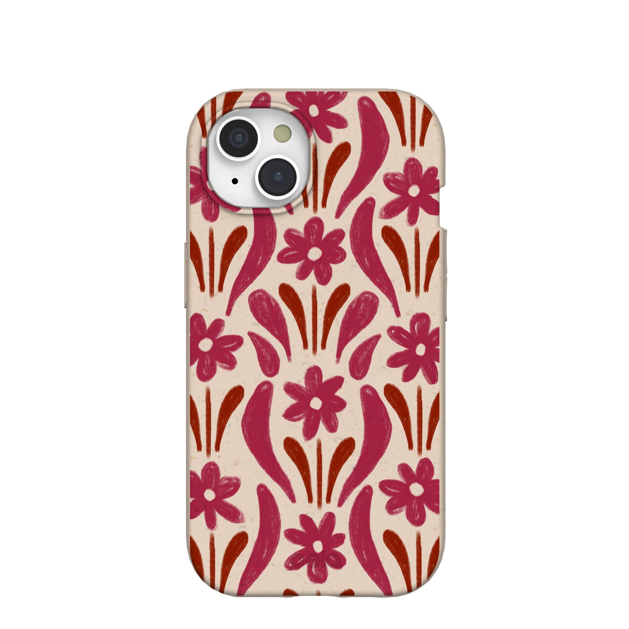 Seashell Flower Stack iPhone 15 Case Refurbished - Pela Case refurbished available on Cerqular