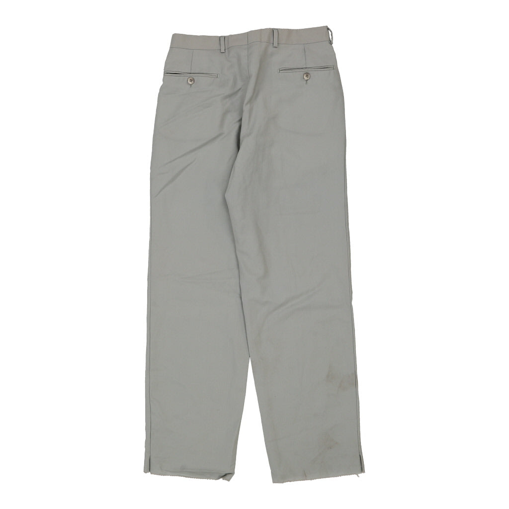 Andrea De Giorgis Trousers - 30W 32L Grey Wool Blend Refurbished - Thrifted (note: this is a term often used to describe second- refurbished available on Cerqular