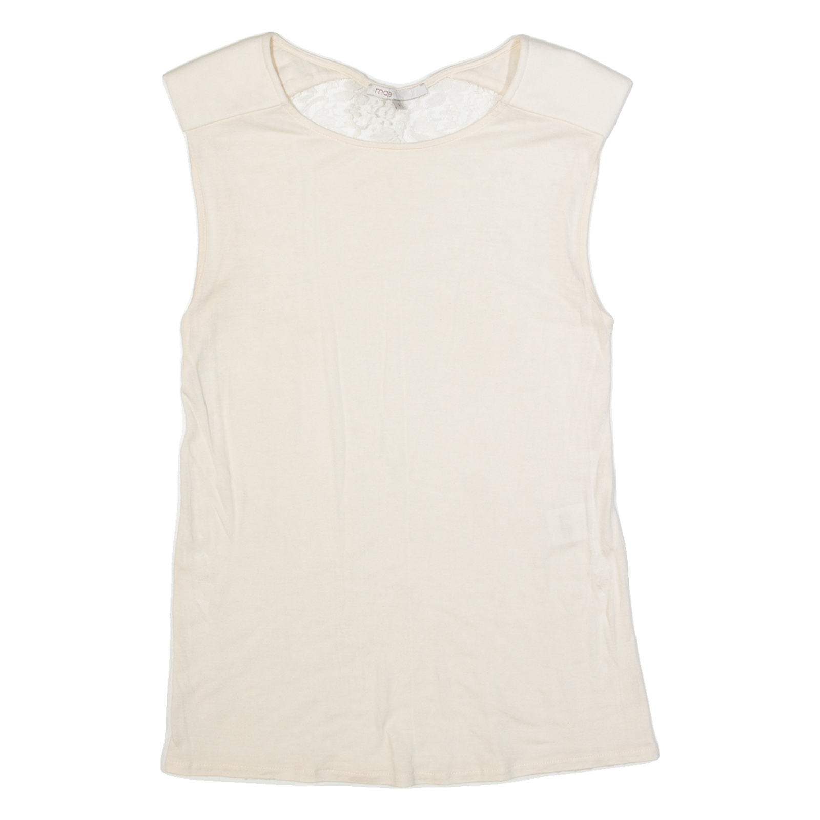 MAJE Womens Top Beige Sleeveless S Refurbished - N/A refurbished available on Cerqular