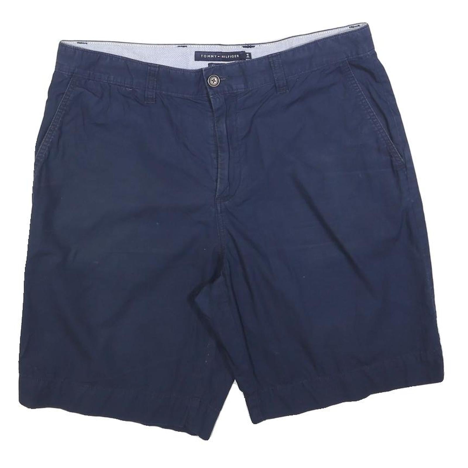 Buy TOMMY HILFIGER Mens Navy Blue Casual Cotton Blend Shorts M W34 Classic Fit Refurbished - $33.79 TOMMY HILFIGER Mens Navy Blue Casual Cotton Blend Shorts M W34 Classic Fit Refurbished - N/A refurbished available on Cerqular