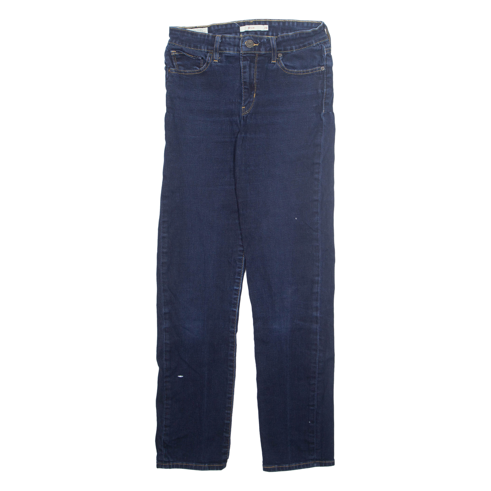 LEVI'S Womens Jeans Blue Slim Tapered W28 L30 Refurbished - N/A refurbished available on Cerqular