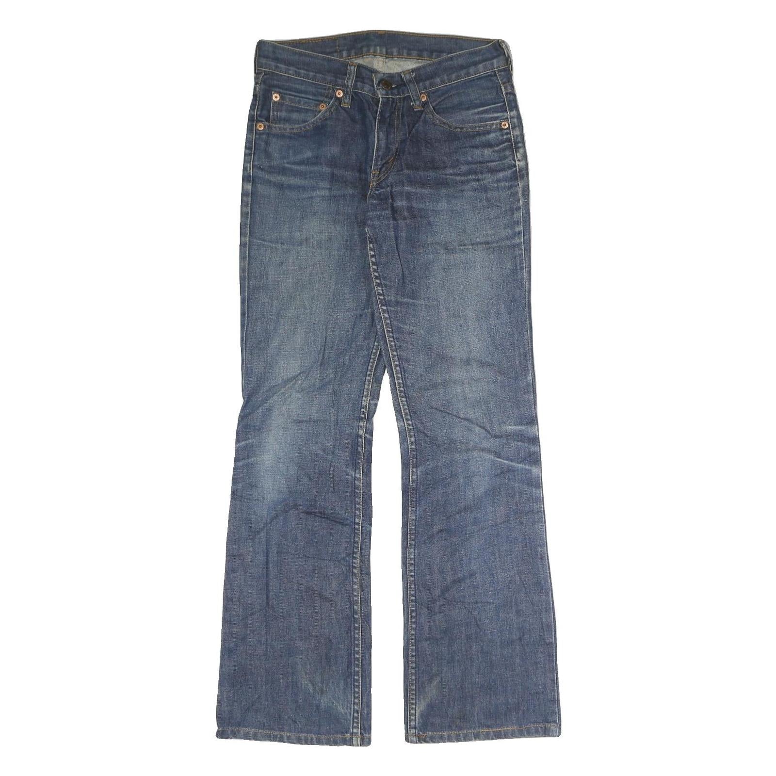 LEVI'S 536 Mens Blue Regular Straight Denim Medium W28 L32 Classic Jeans Refurbished - N/A refurbished available on Cerqular