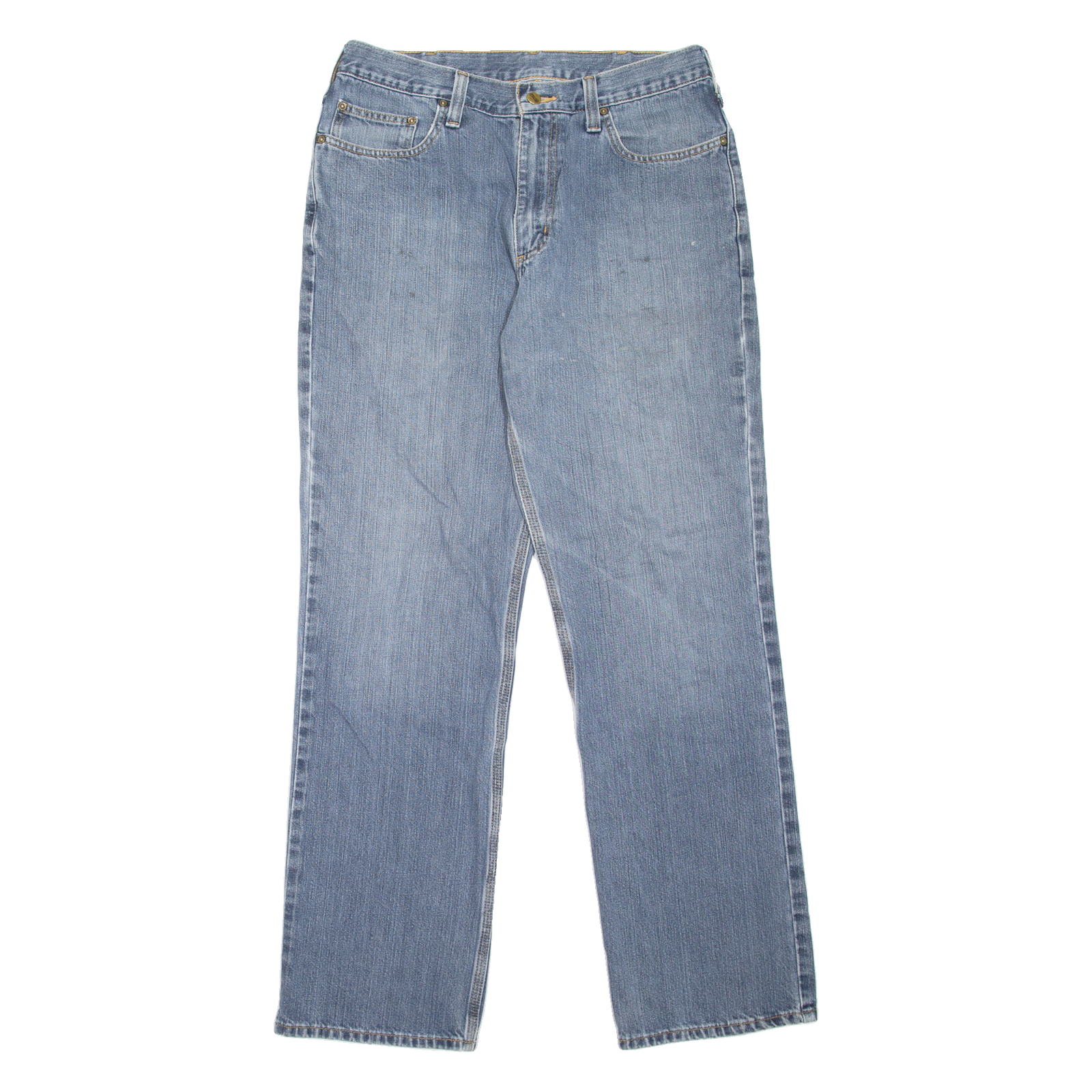 CARHARTT Workwear Mens Jeans Blue Relaxed Straight Stone Wash W34 L34 Refurbished - N/A refurbished available on Cerqular