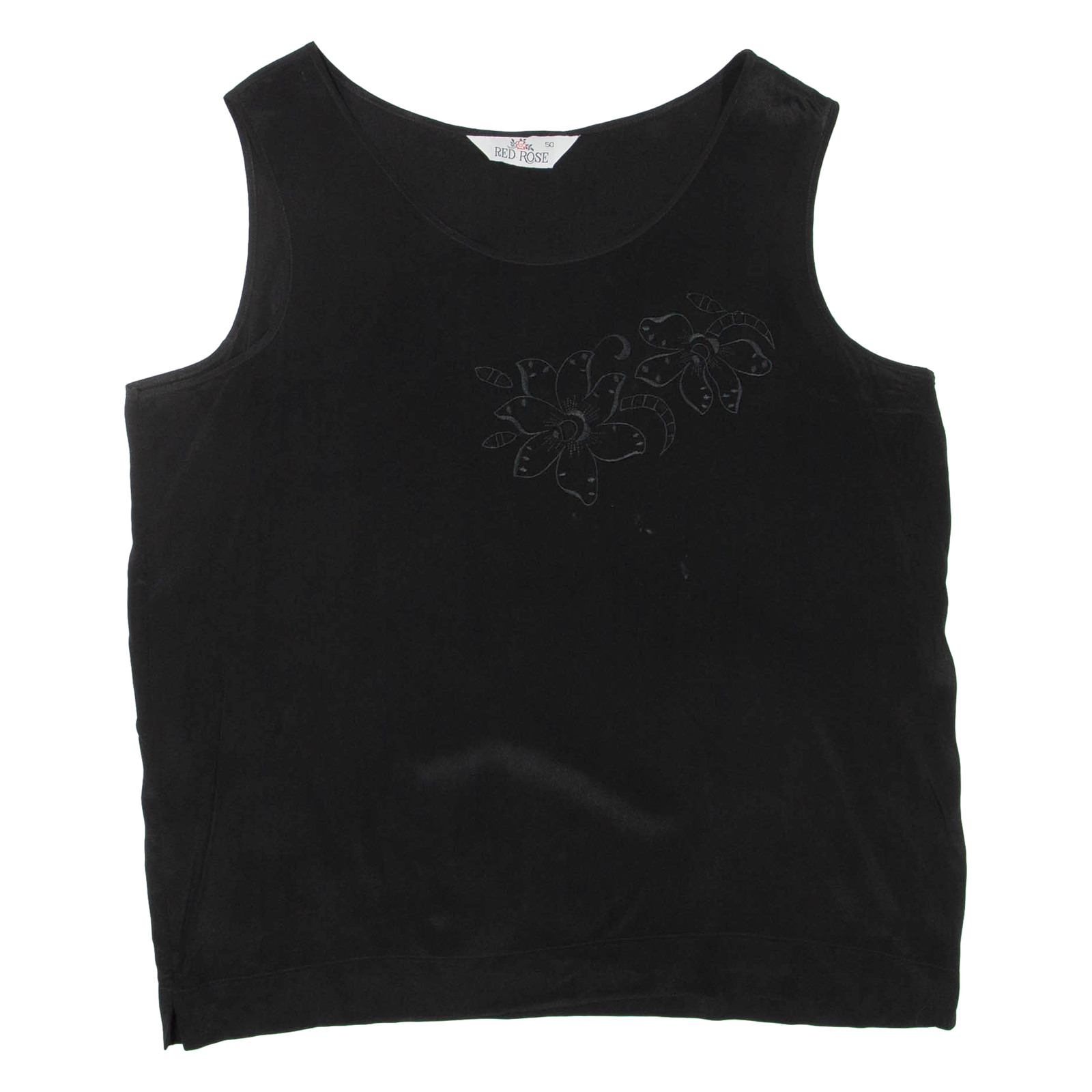RED ROSE Womens Vest Black Sleeveless XL Refurbished - N/A refurbished available on Cerqular