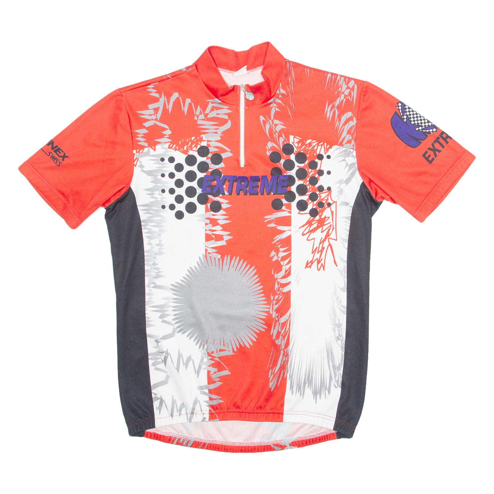 BRUNEX Cycling Mens Jersey Red 90s 1/4 Zip S Refurbished - N/A refurbished available on Cerqular