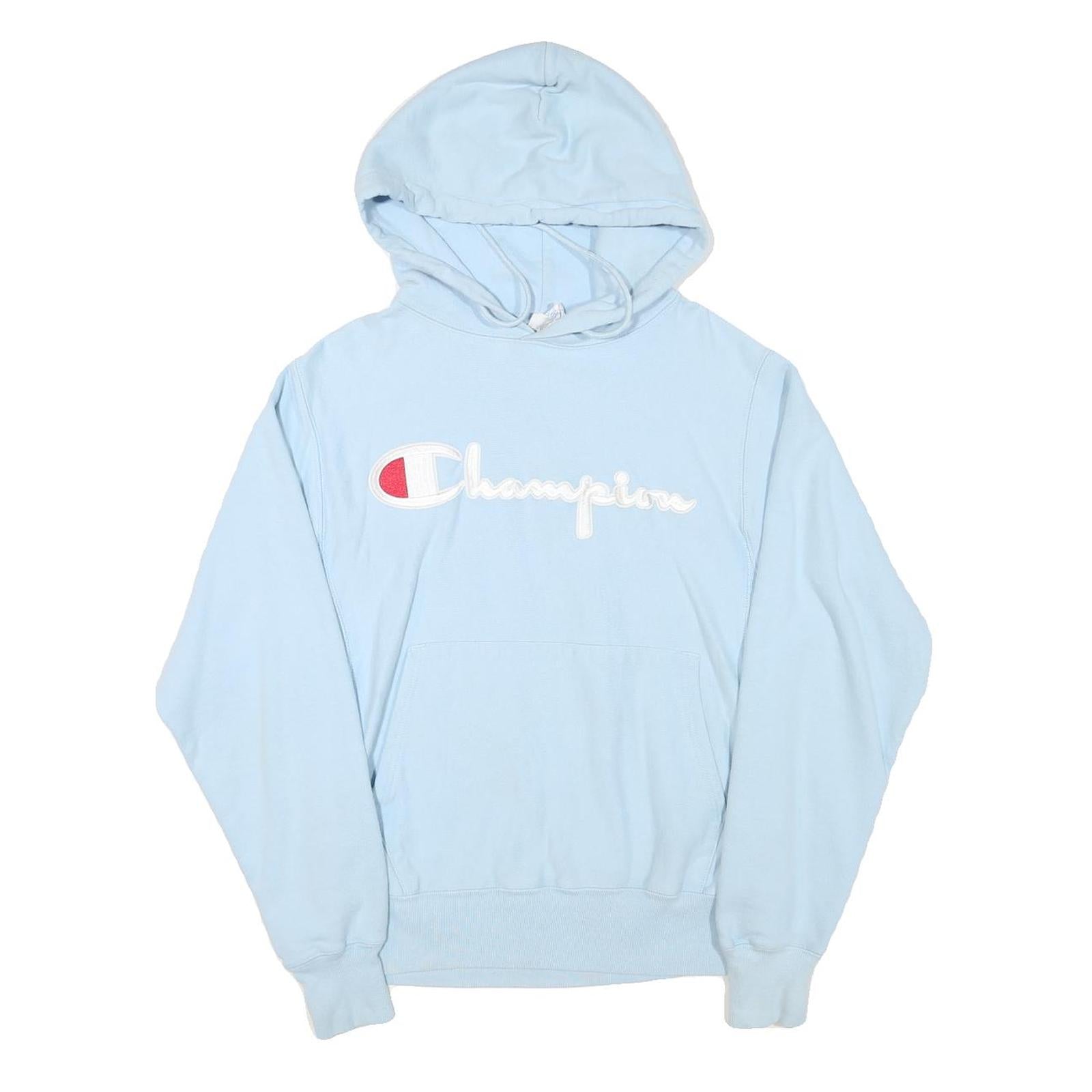 Buy CHAMPION Mens Blue Pullover Hoodie S Classic Logo Cotton Blend Casual Refurbished - $33.79 CHAMPION Mens Blue Pullover Hoodie S Classic Logo Cotton Blend Casual Refurbished - N/A refurbished available on Cerqular