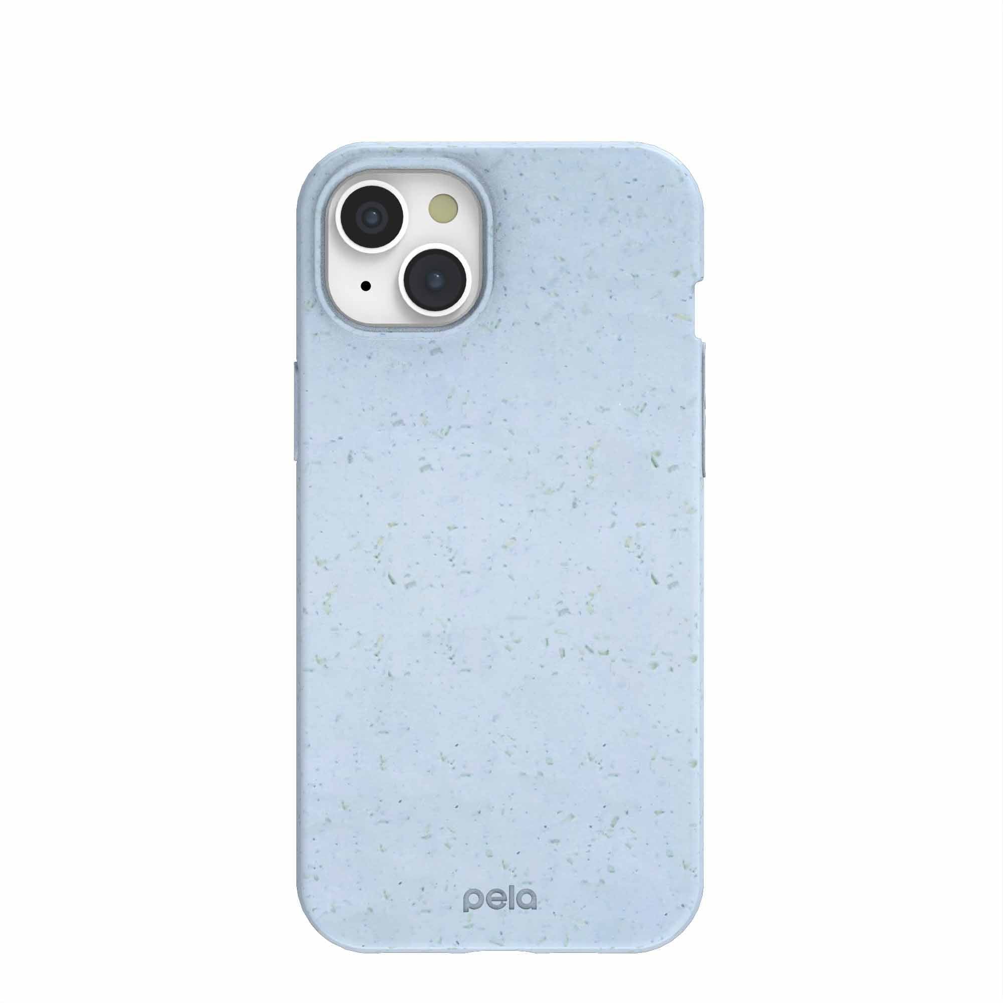 Powder Blue iPhone 15 Plus Case Refurbished - Pela Case refurbished available on Cerqular